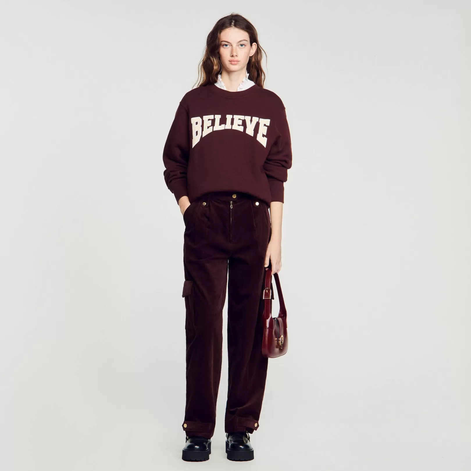 Sweatshirts*Sandro Sweatshirts Believe sweatshirt