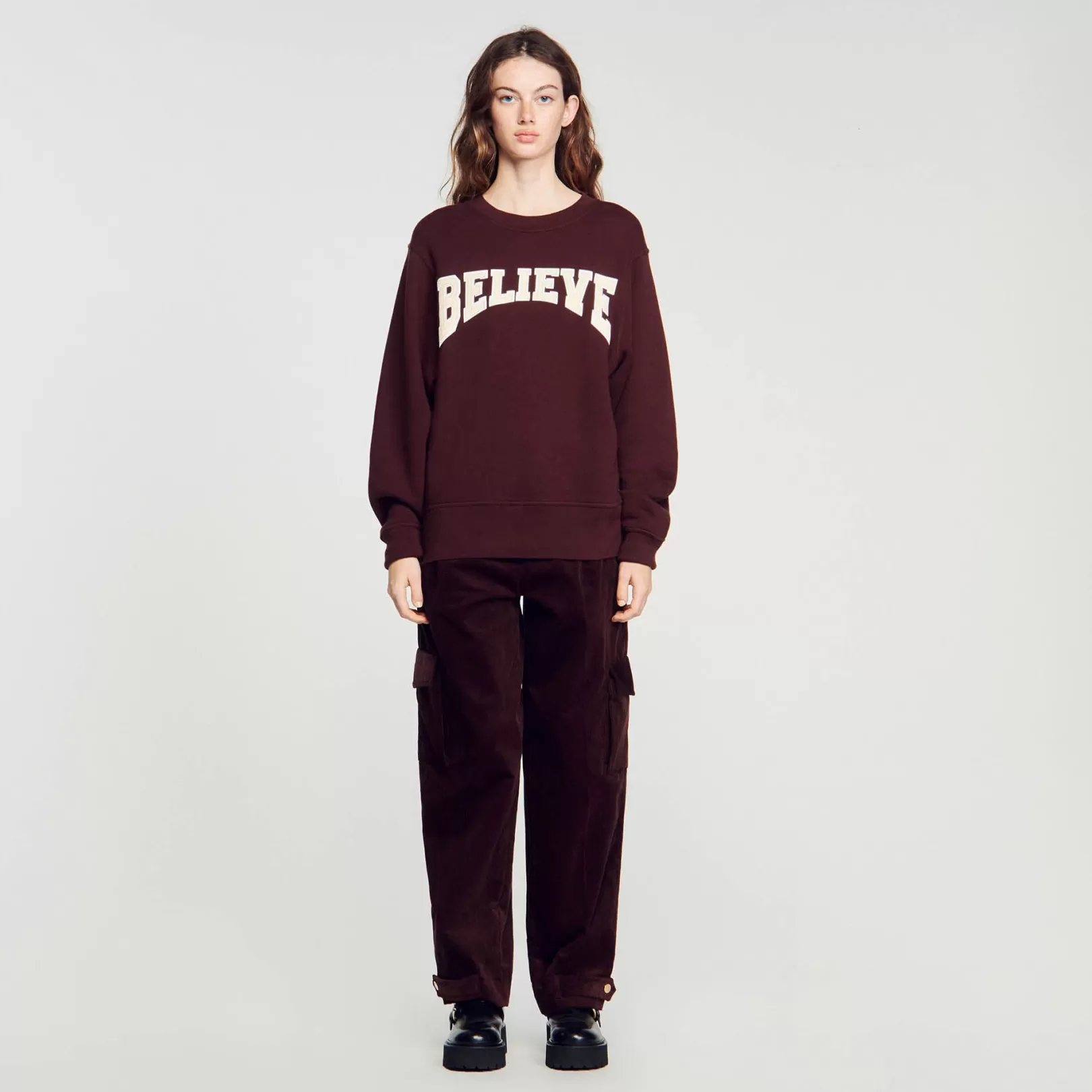 Sweatshirts*Sandro Sweatshirts Believe sweatshirt