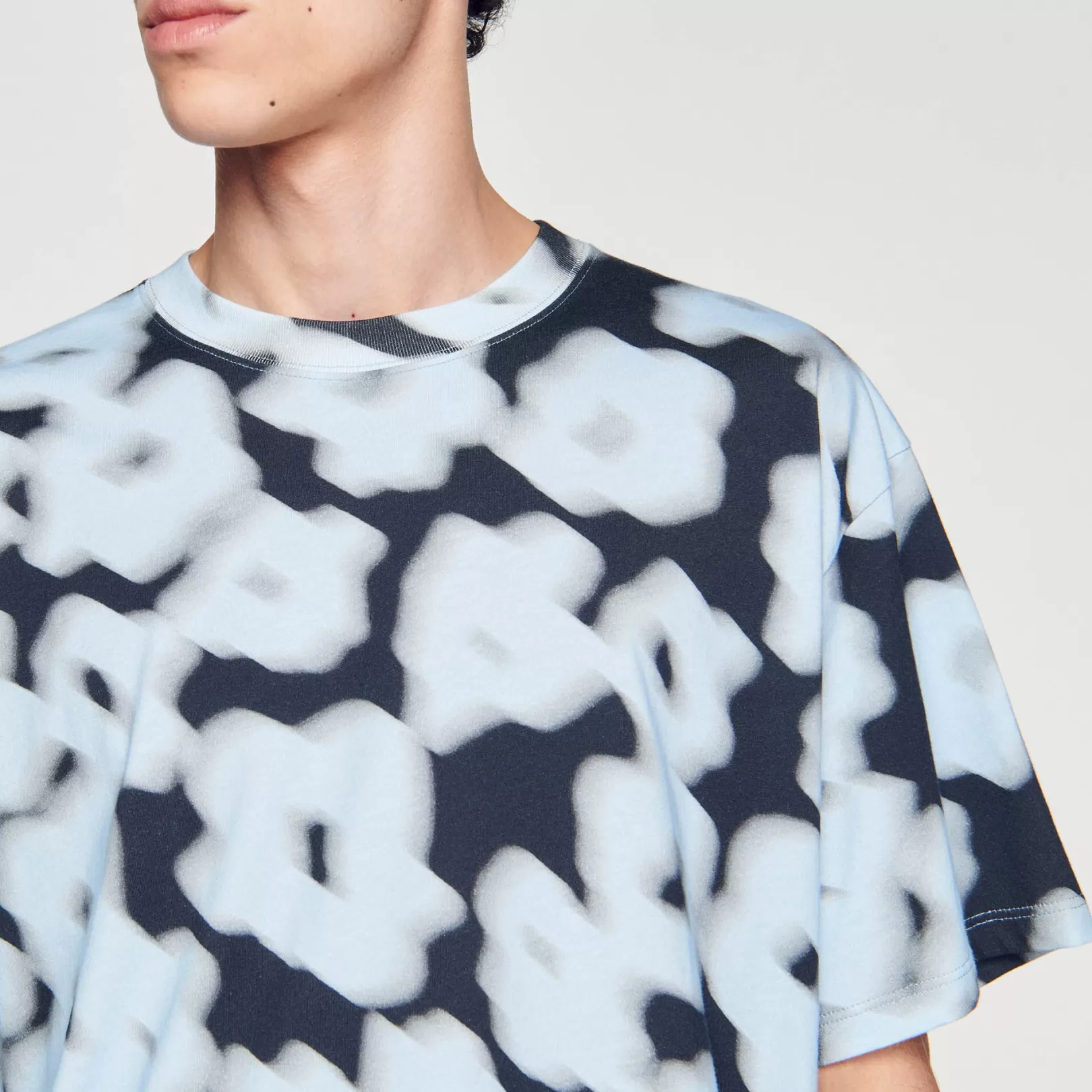 T-shirts & Pol*Sandro T-shirts & Pol Blurry floral cotton T-shirt