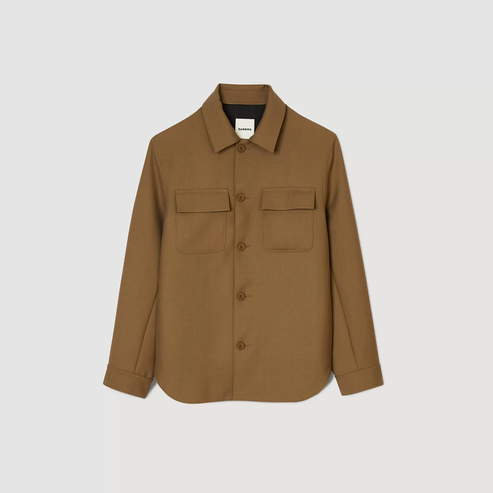 Jackets*Sandro Jackets Buttoned overshirt