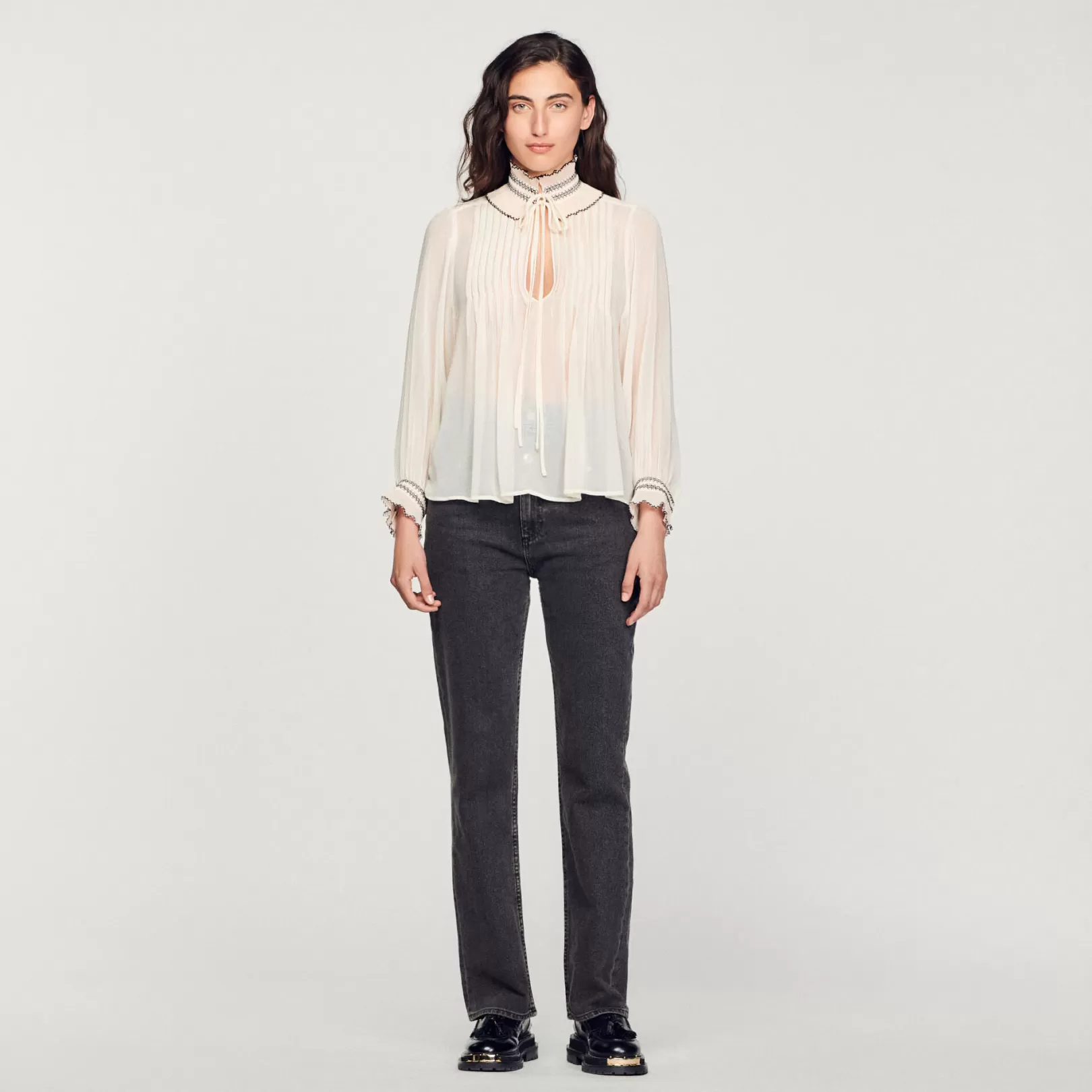 Tops & Shirts*Sandro Tops & Shirts Chiffon top