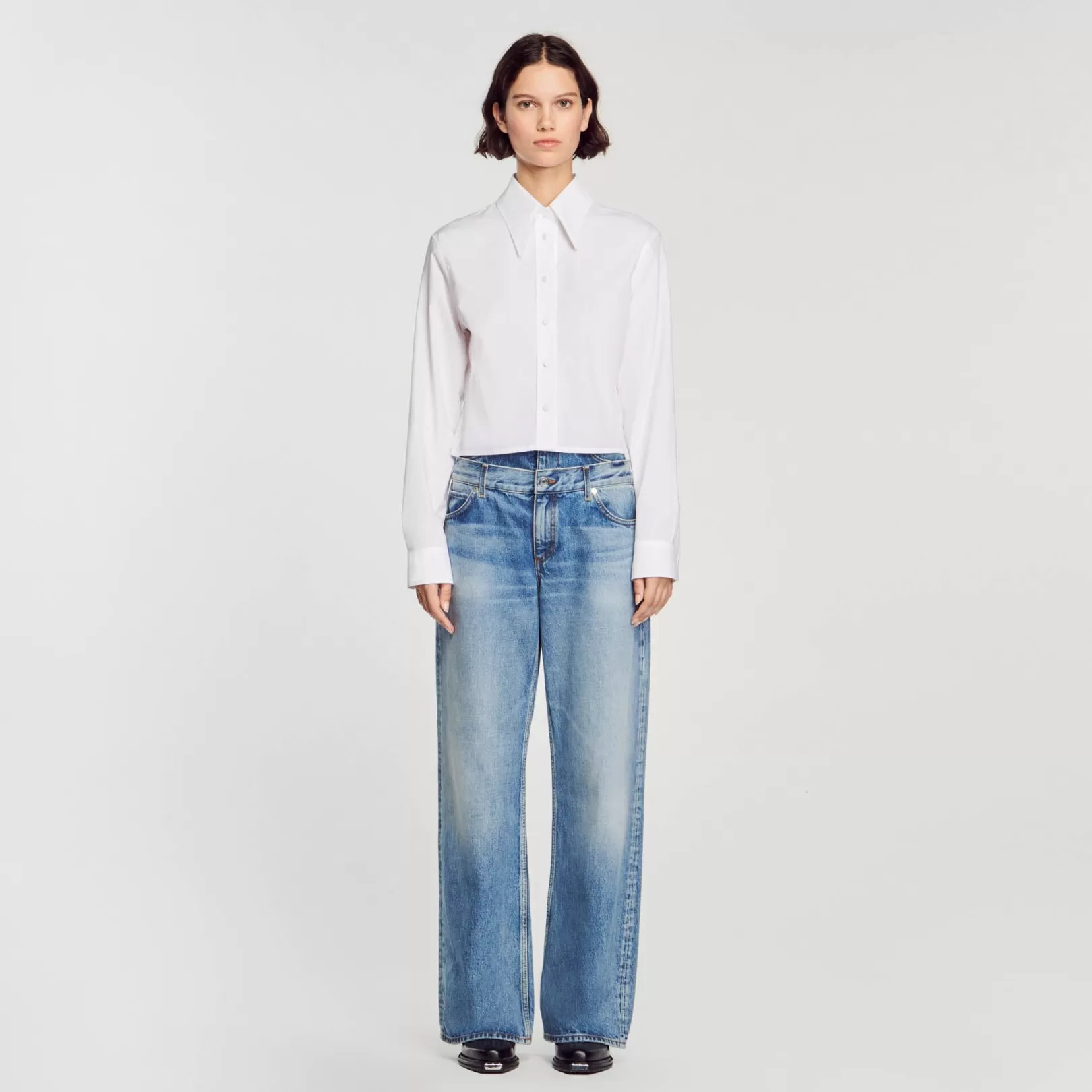 Tops & Shirts*Sandro Tops & Shirts Cropped shirt