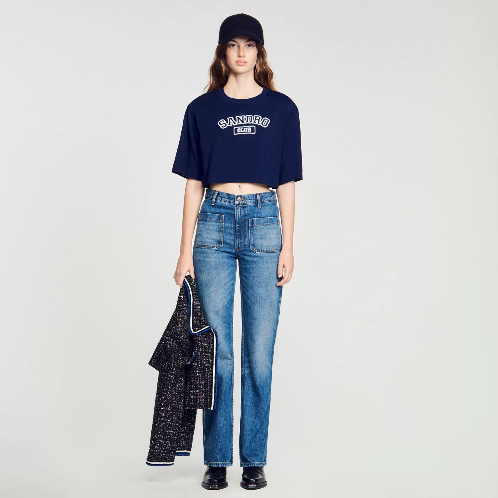 T-shirts*Sandro T-shirts Cropped T-shirt