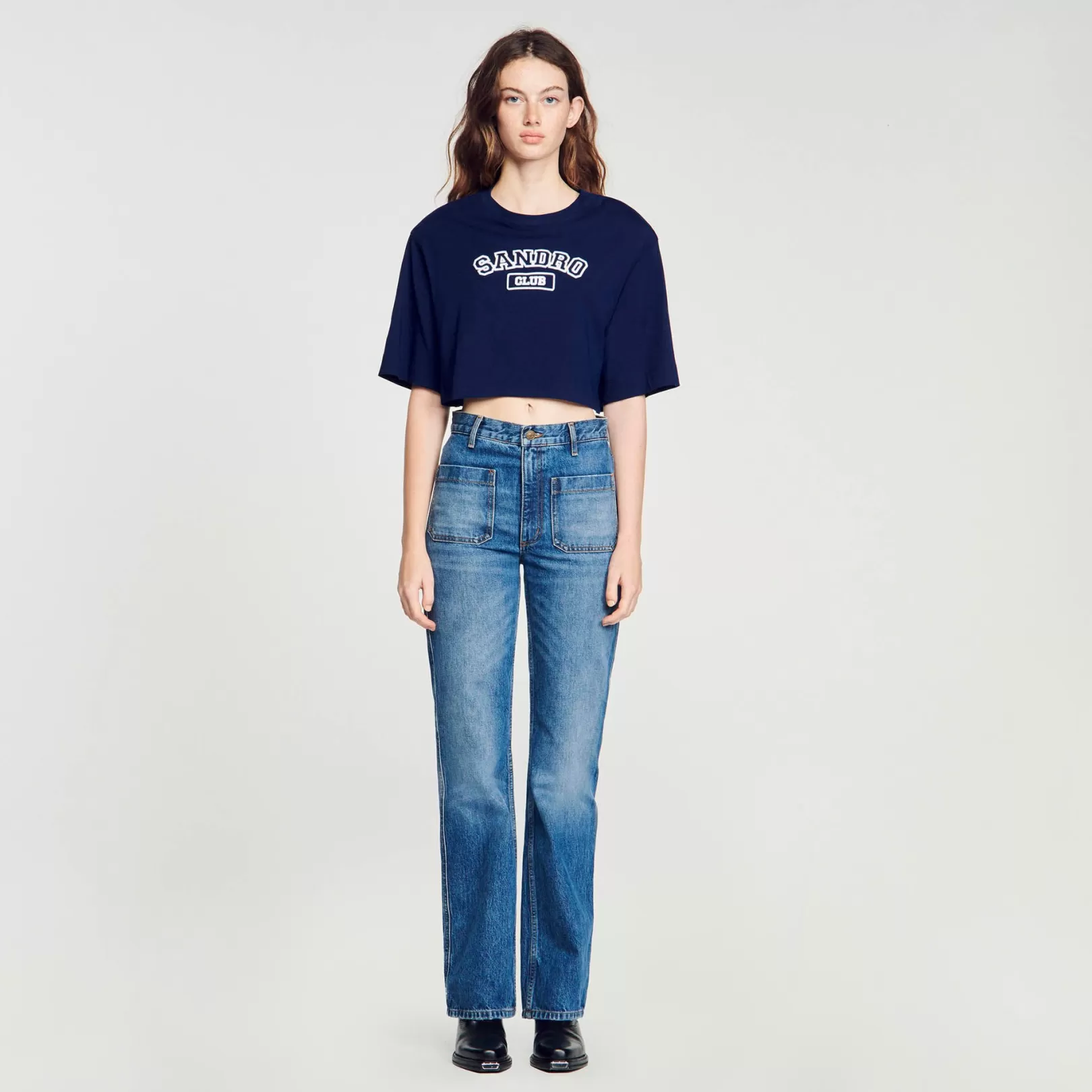 T-shirts*Sandro T-shirts Cropped T-shirt