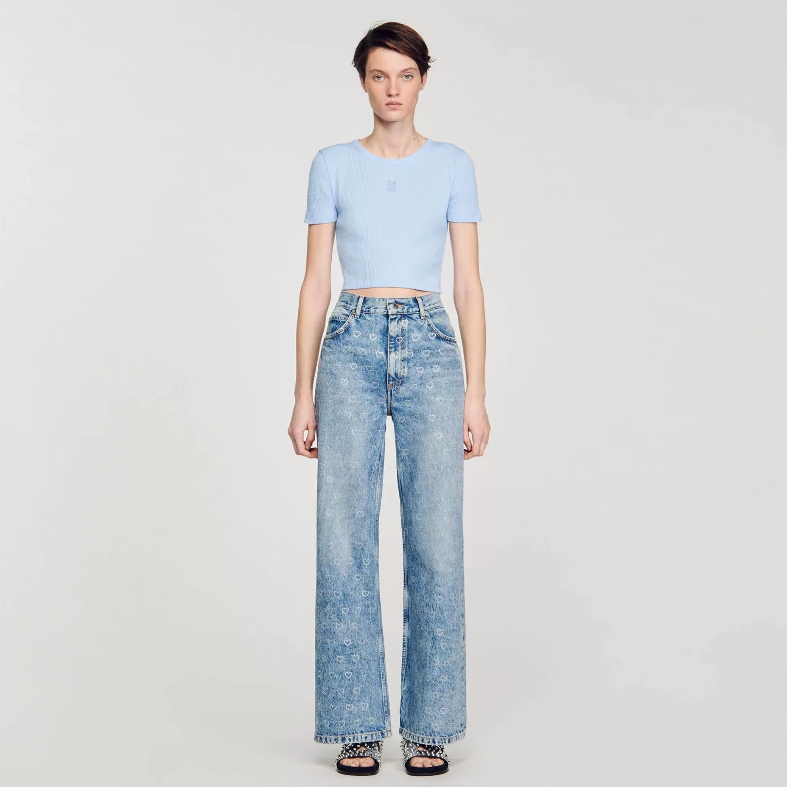 T-shirts*Sandro T-shirts Cropped T-shirt