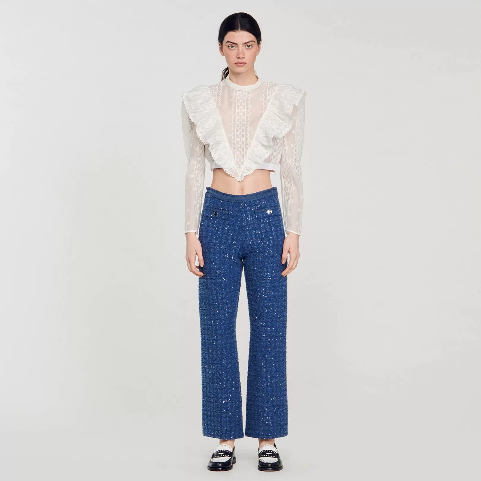 Matching Sets | Pants & Shorts*Sandro Matching Sets | Pants & Shorts Decorative knit trousers