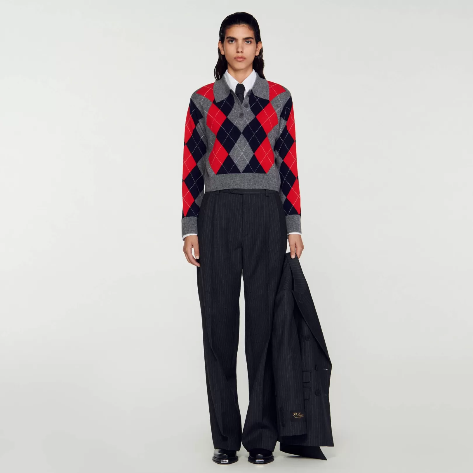 Sweaters & Cardigans*Sandro Sweaters & Cardigans Diamond polo neck sweater