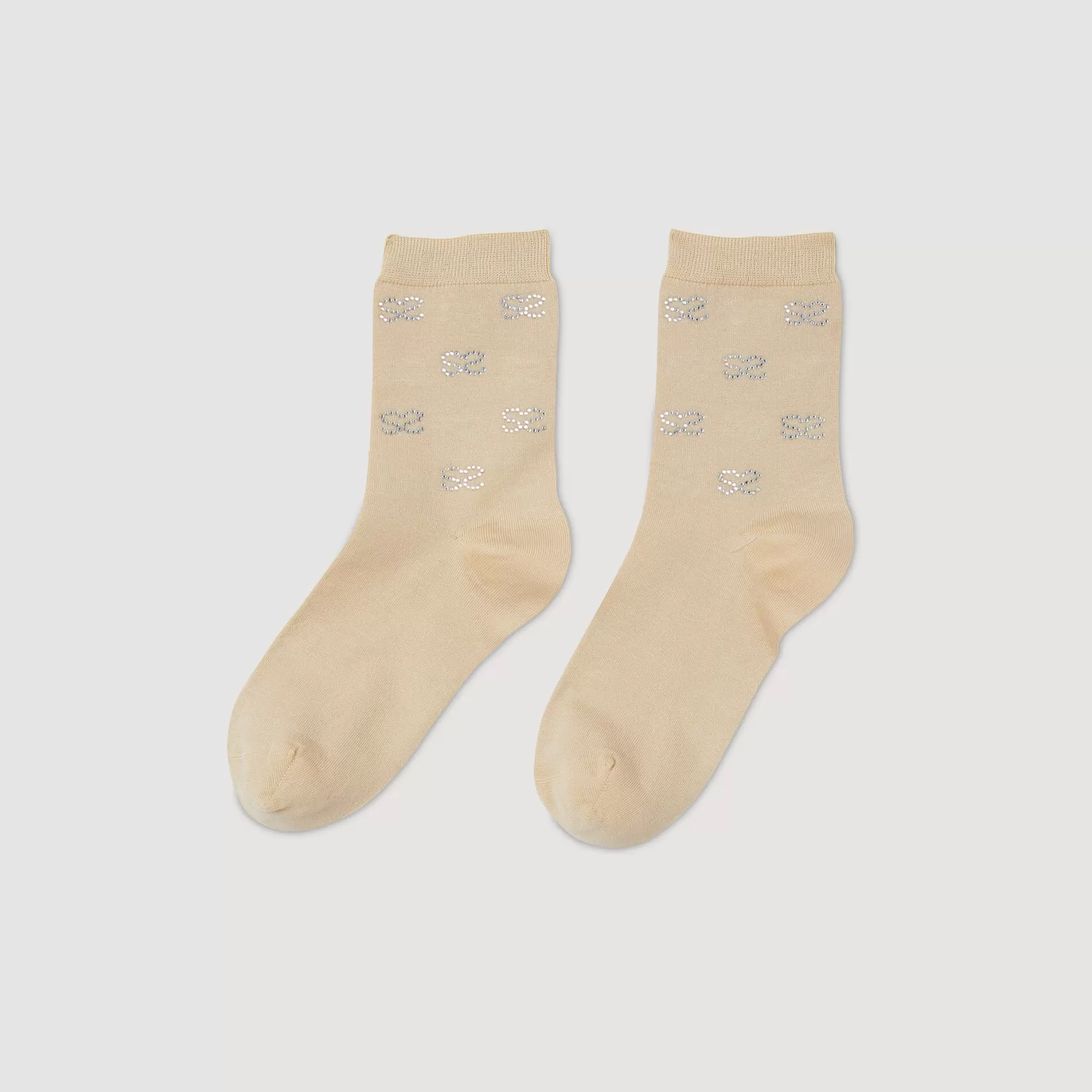 Fall/Winter Collection | Socks*Sandro Fall/Winter Collection | Socks Double S rhinestone socks