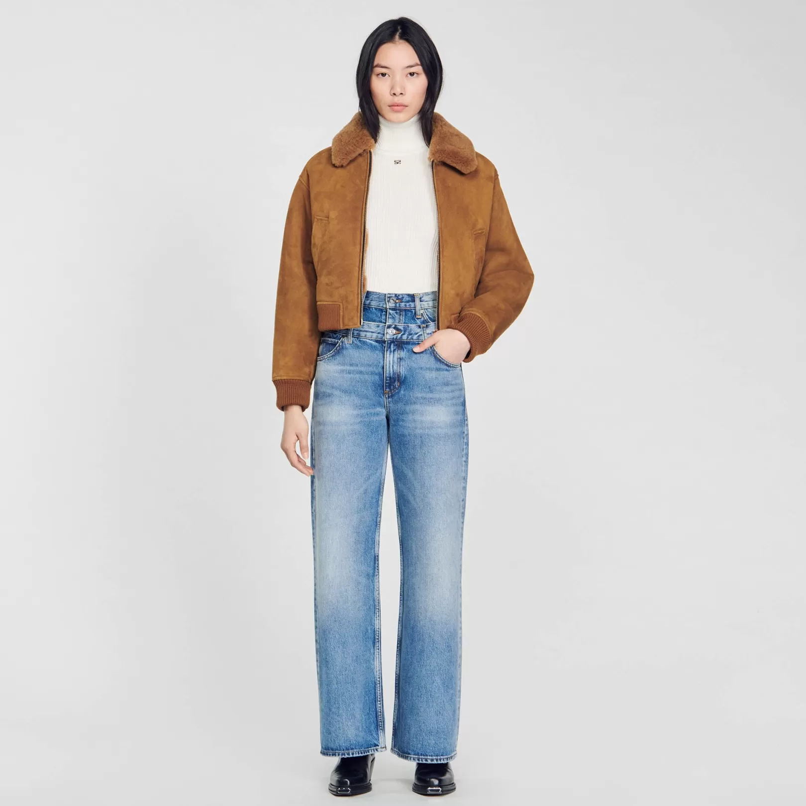 Jeans*Sandro Jeans Double-belted jeans