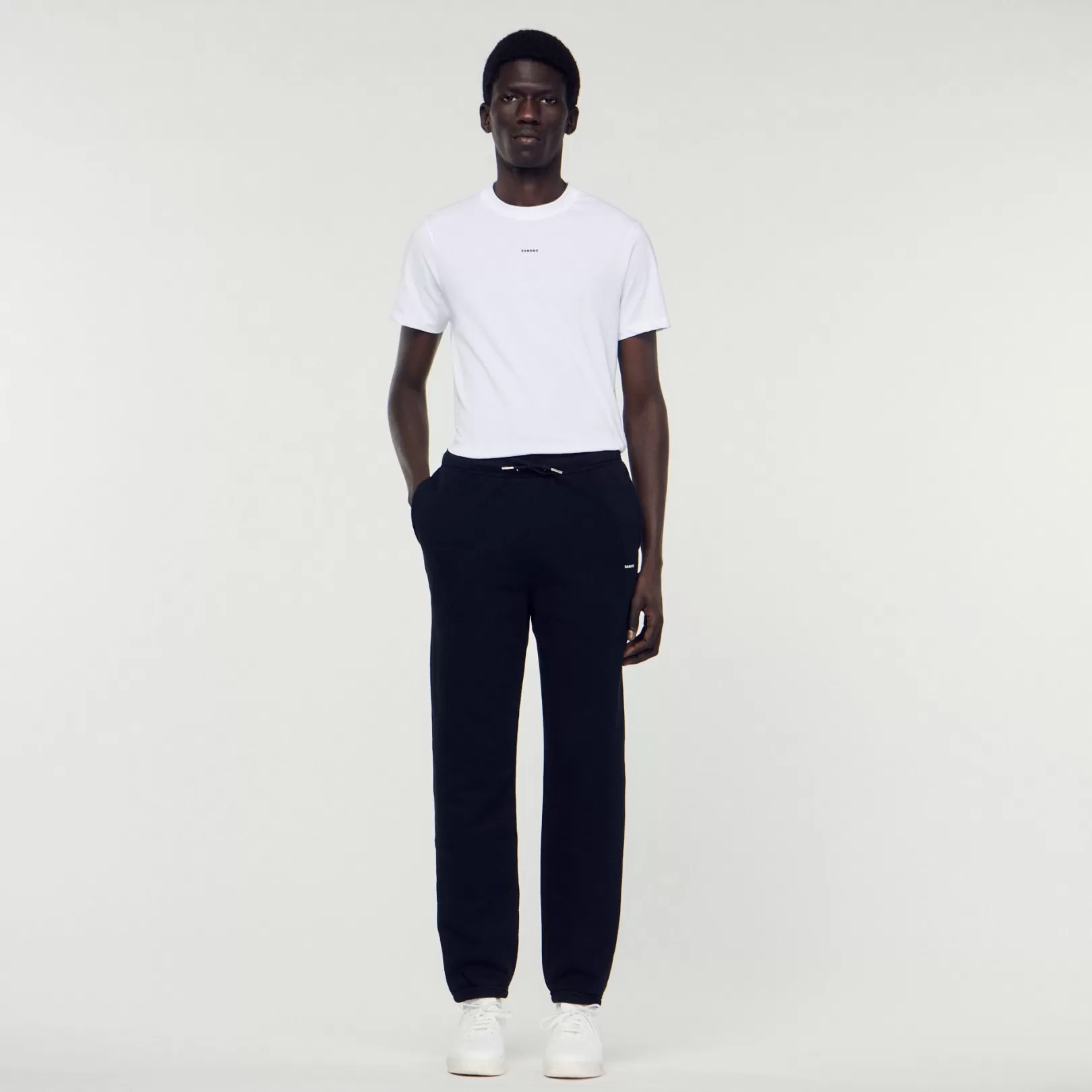 Pants & Shorts*Sandro Pants & Shorts Embroidered fleece jogging bottoms