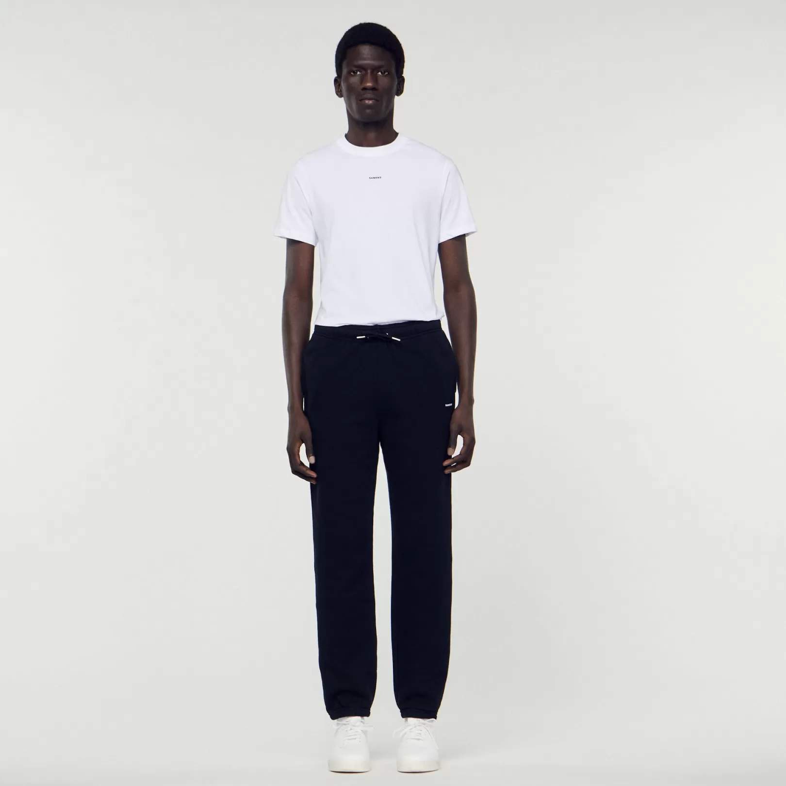 Pants & Shorts*Sandro Pants & Shorts Embroidered fleece jogging bottoms