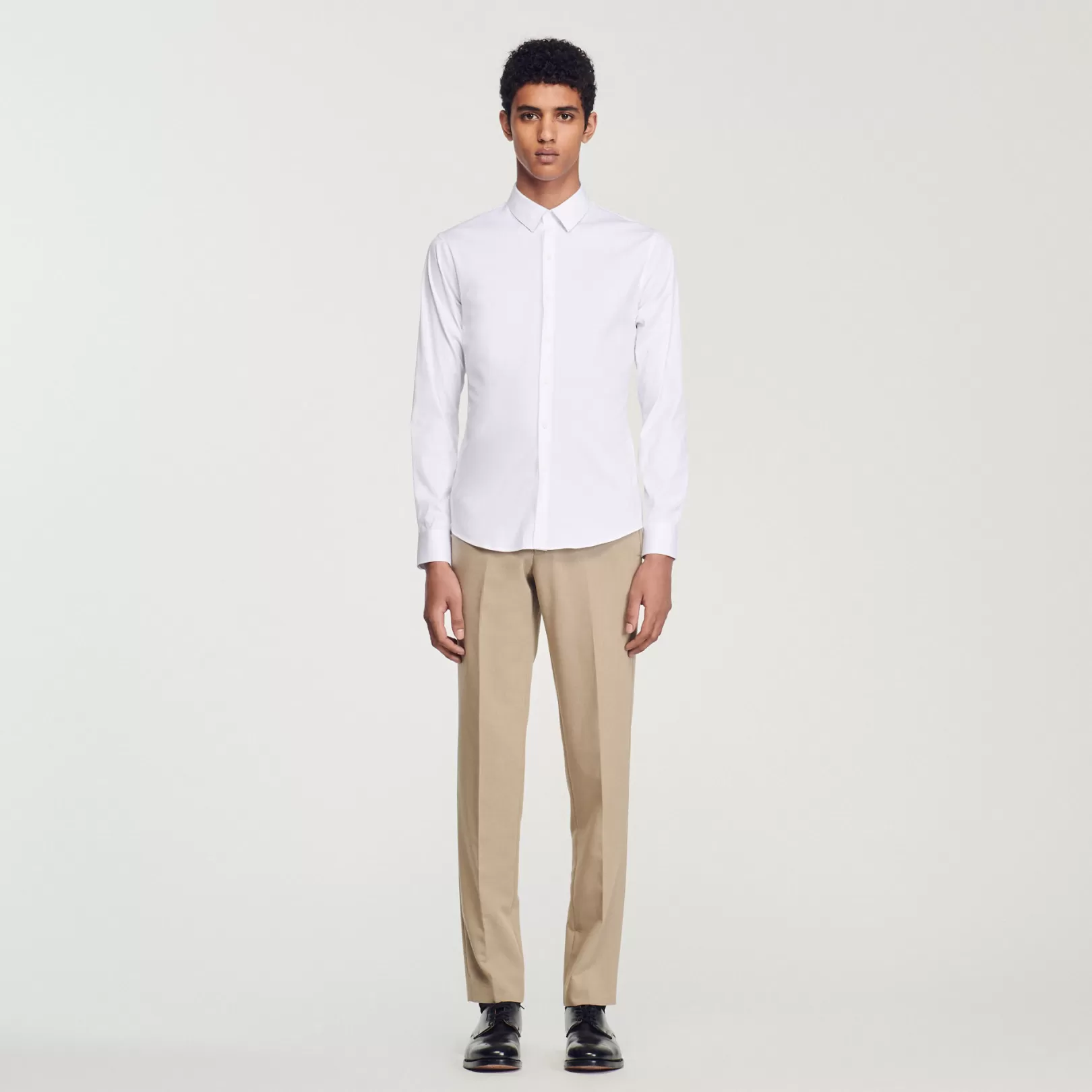 Shirts*Sandro Shirts Fitted stretch cotton shirt