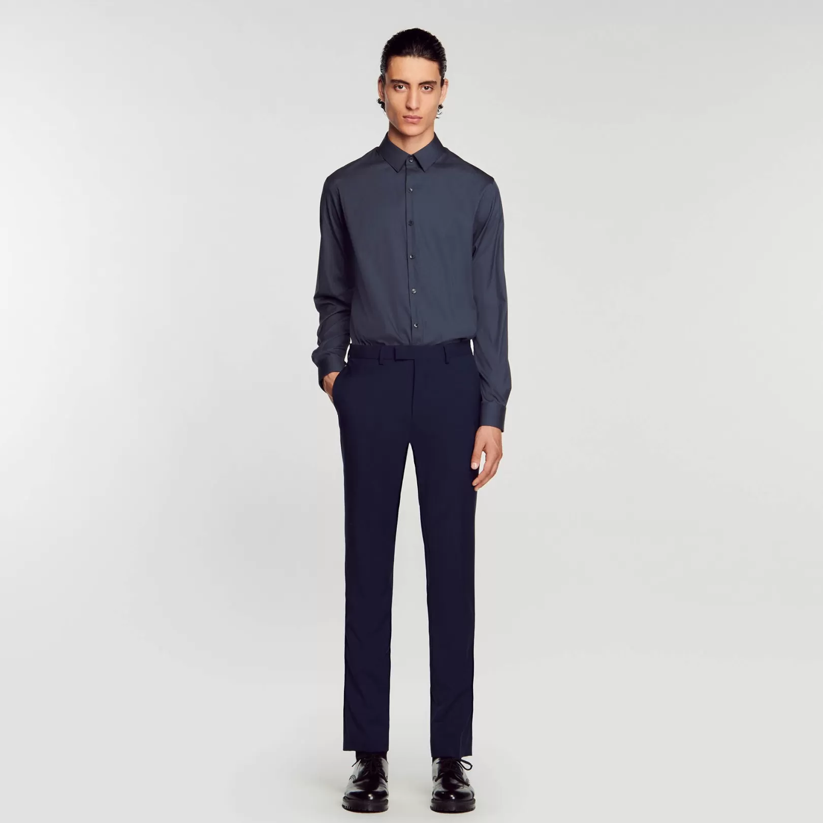 Shirts*Sandro Shirts Fitted stretch cotton shirt