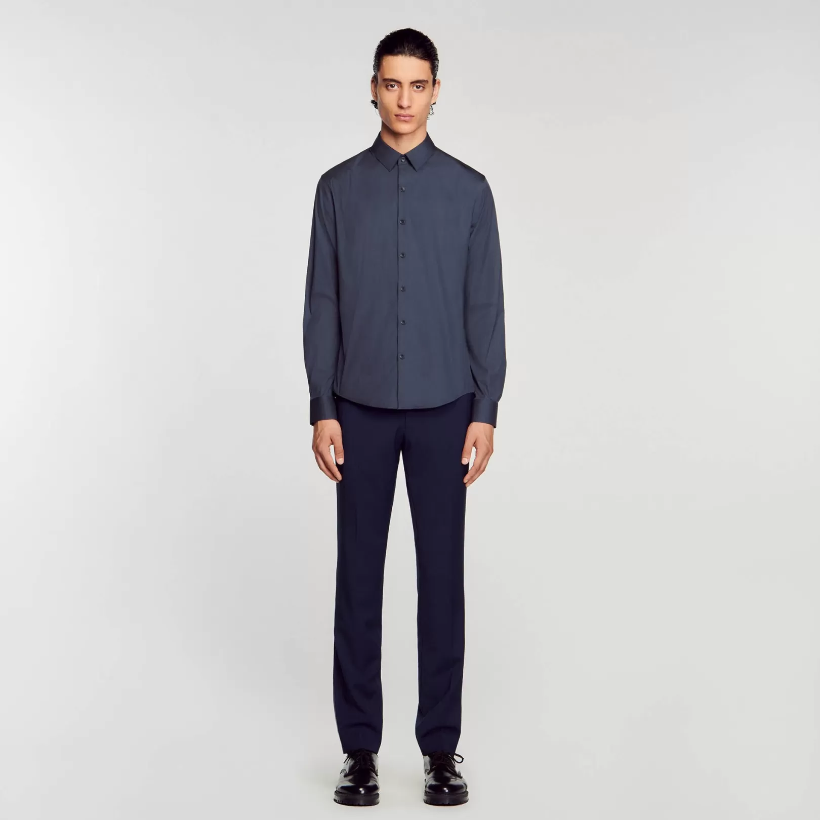 Shirts*Sandro Shirts Fitted stretch cotton shirt