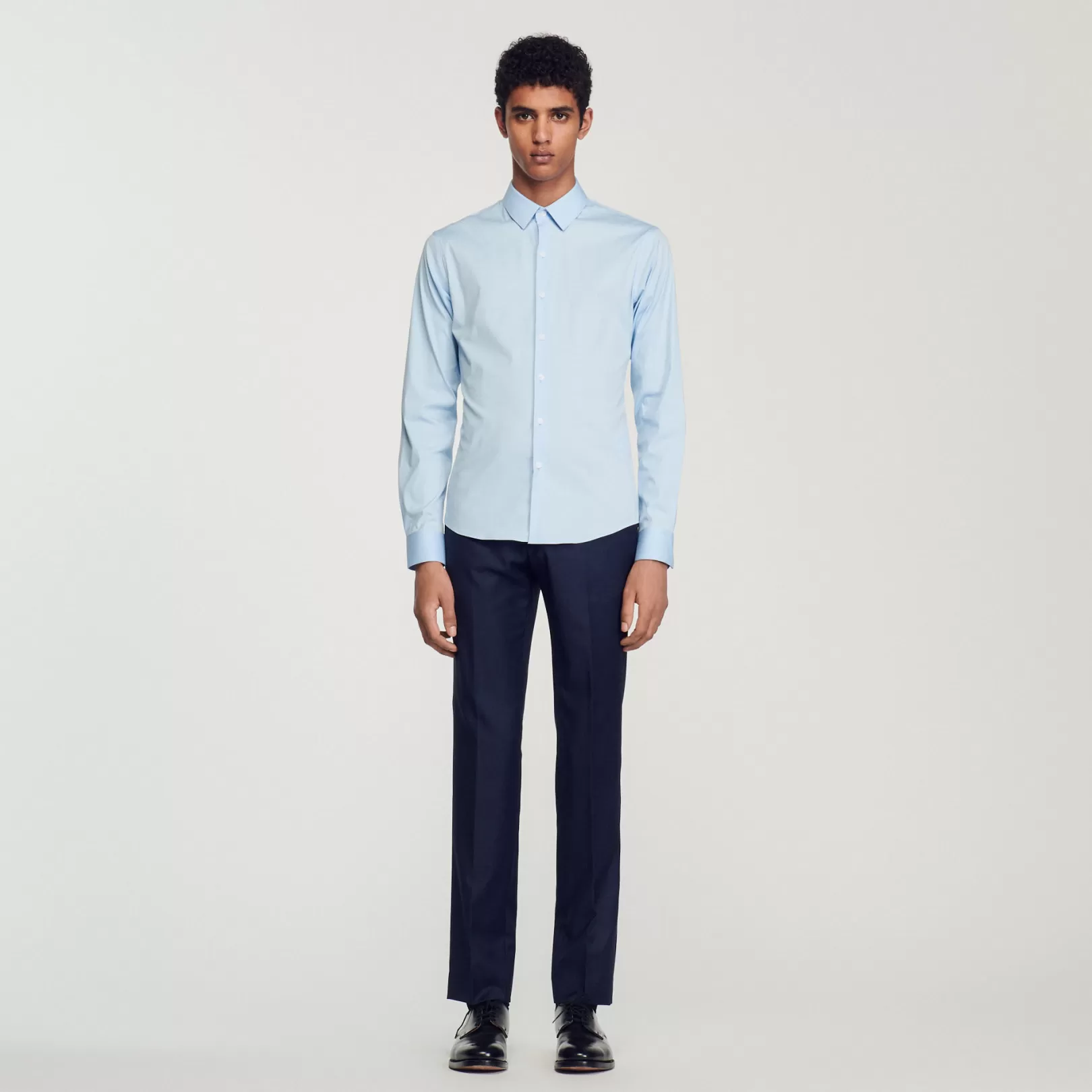 Shirts*Sandro Shirts Fitted stretch cotton shirt