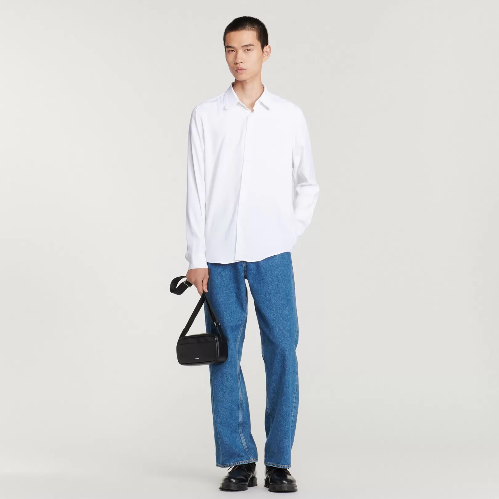 Shirts*Sandro Shirts Flowing long-sleeved shirt