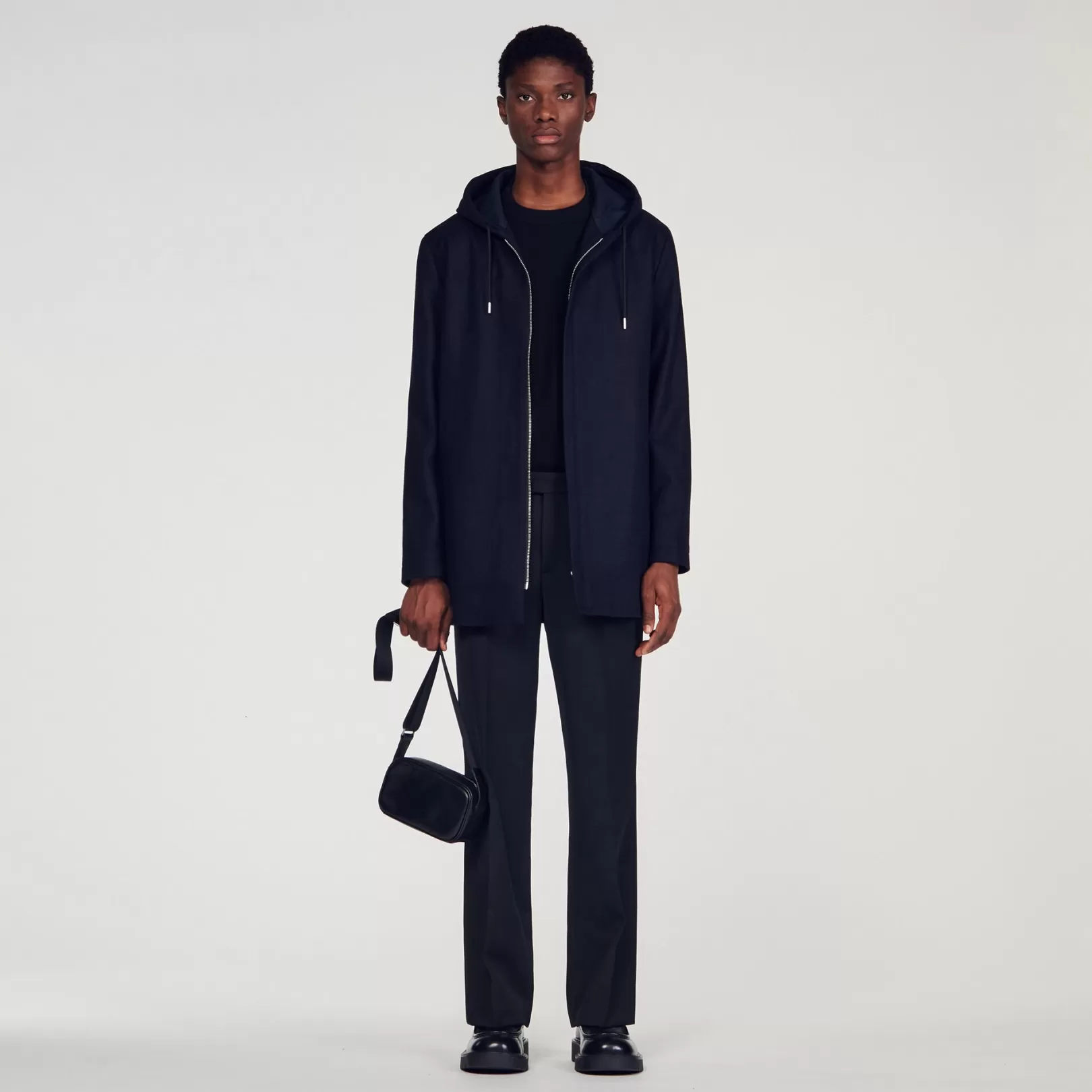 Coats*Sandro Coats Hooded coat