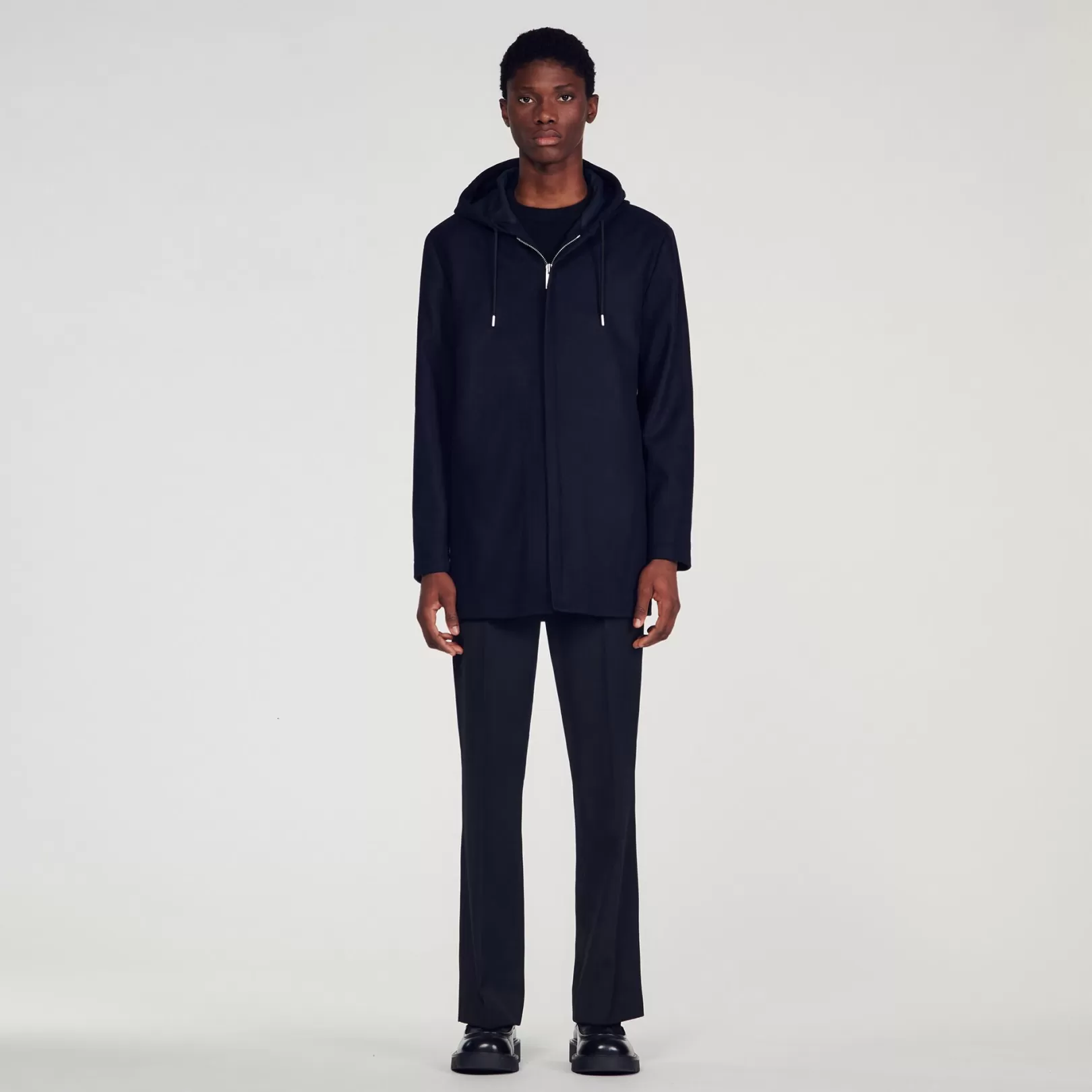 Coats*Sandro Coats Hooded coat