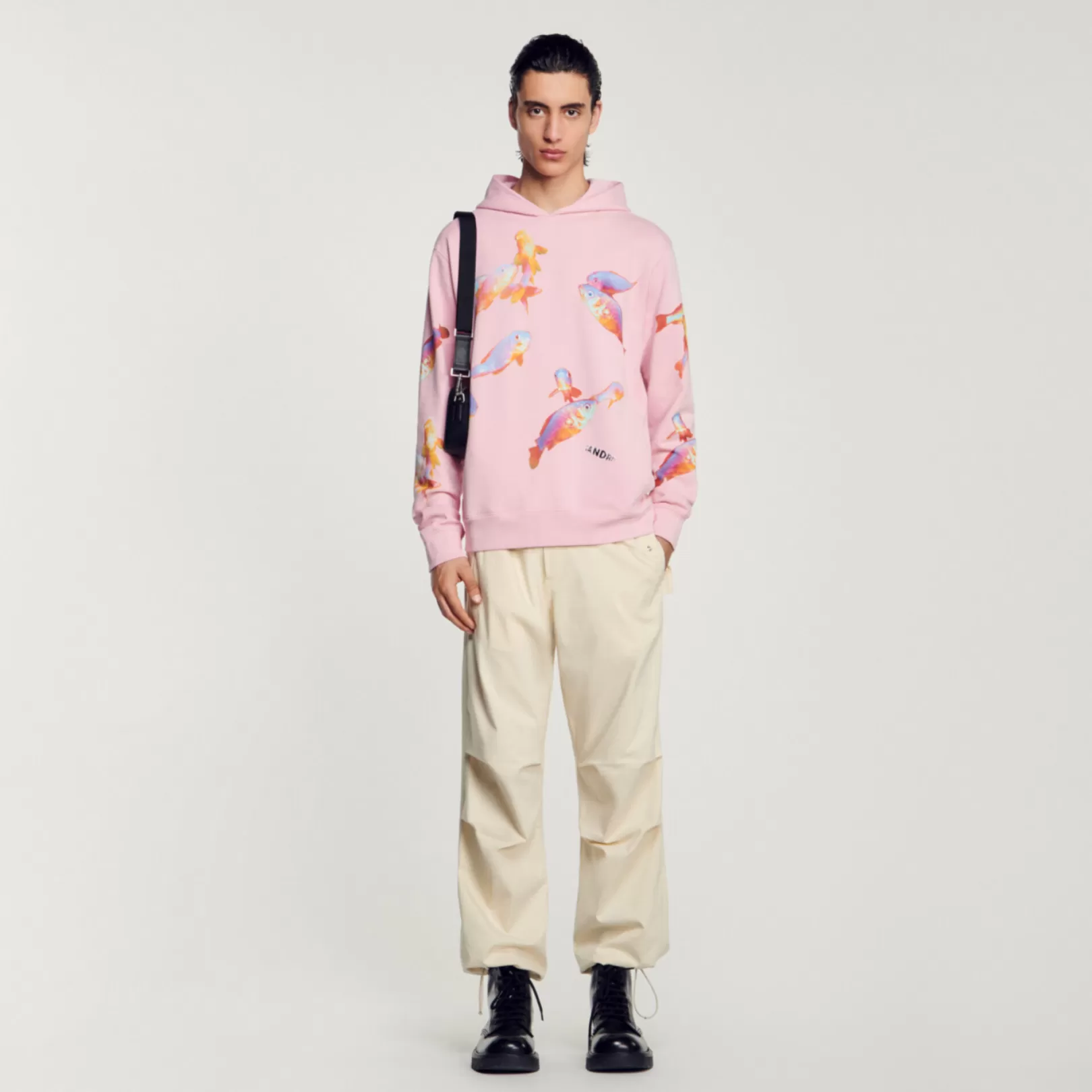 Sweatshirts*Sandro Sweatshirts Hooded printed sweatshirt