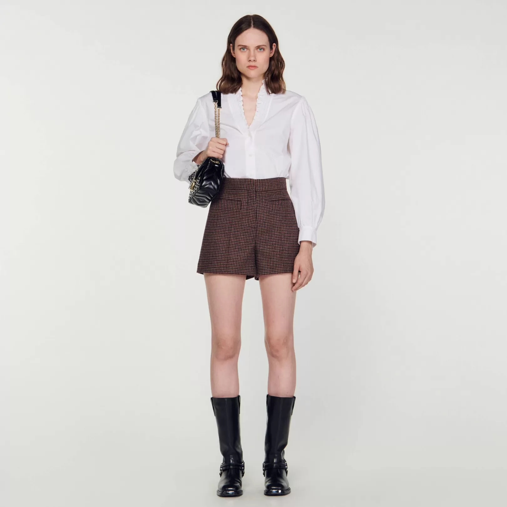 Matching Sets | Pants & Shorts*Sandro Matching Sets | Pants & Shorts Houndstooth shorts