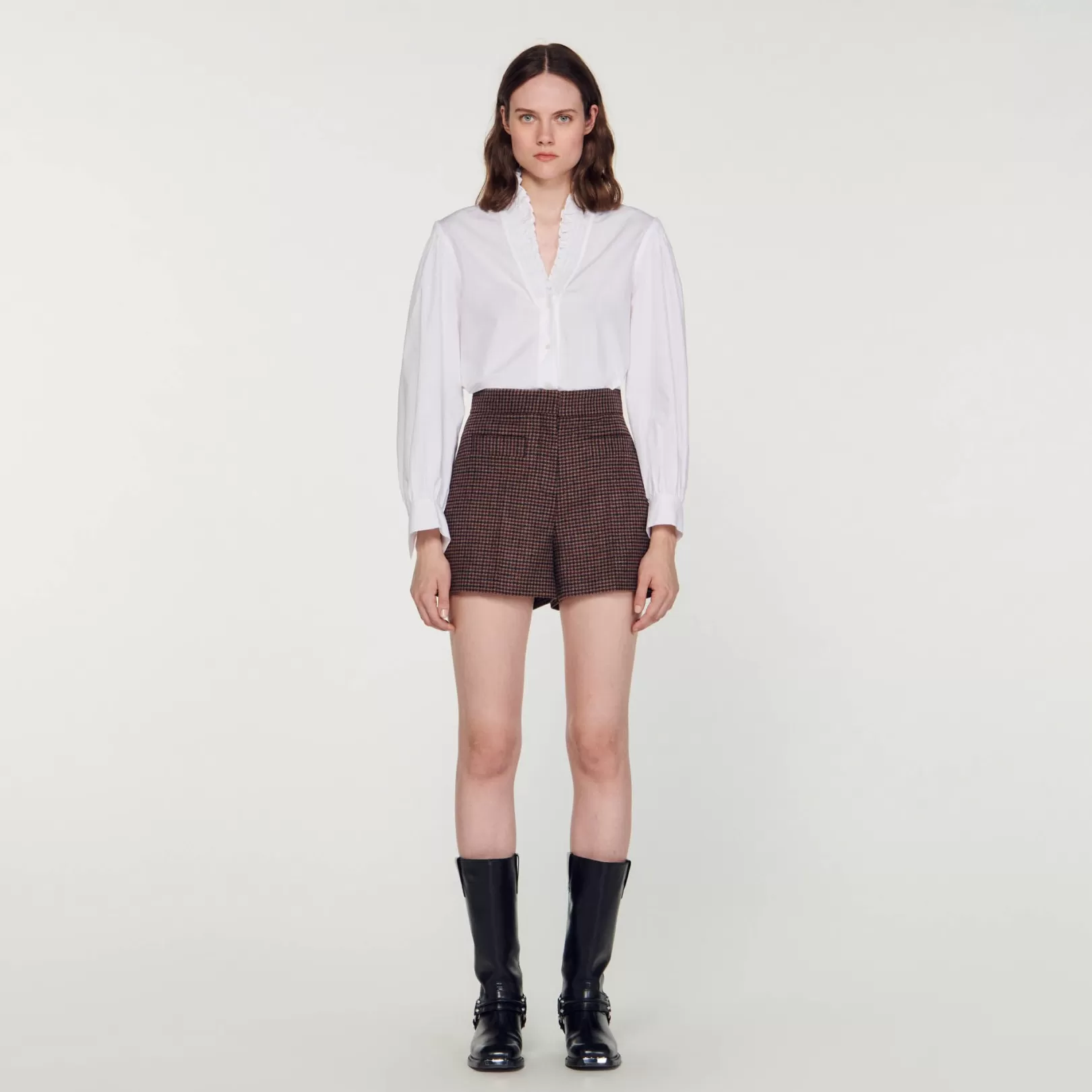 Matching Sets | Pants & Shorts*Sandro Matching Sets | Pants & Shorts Houndstooth shorts