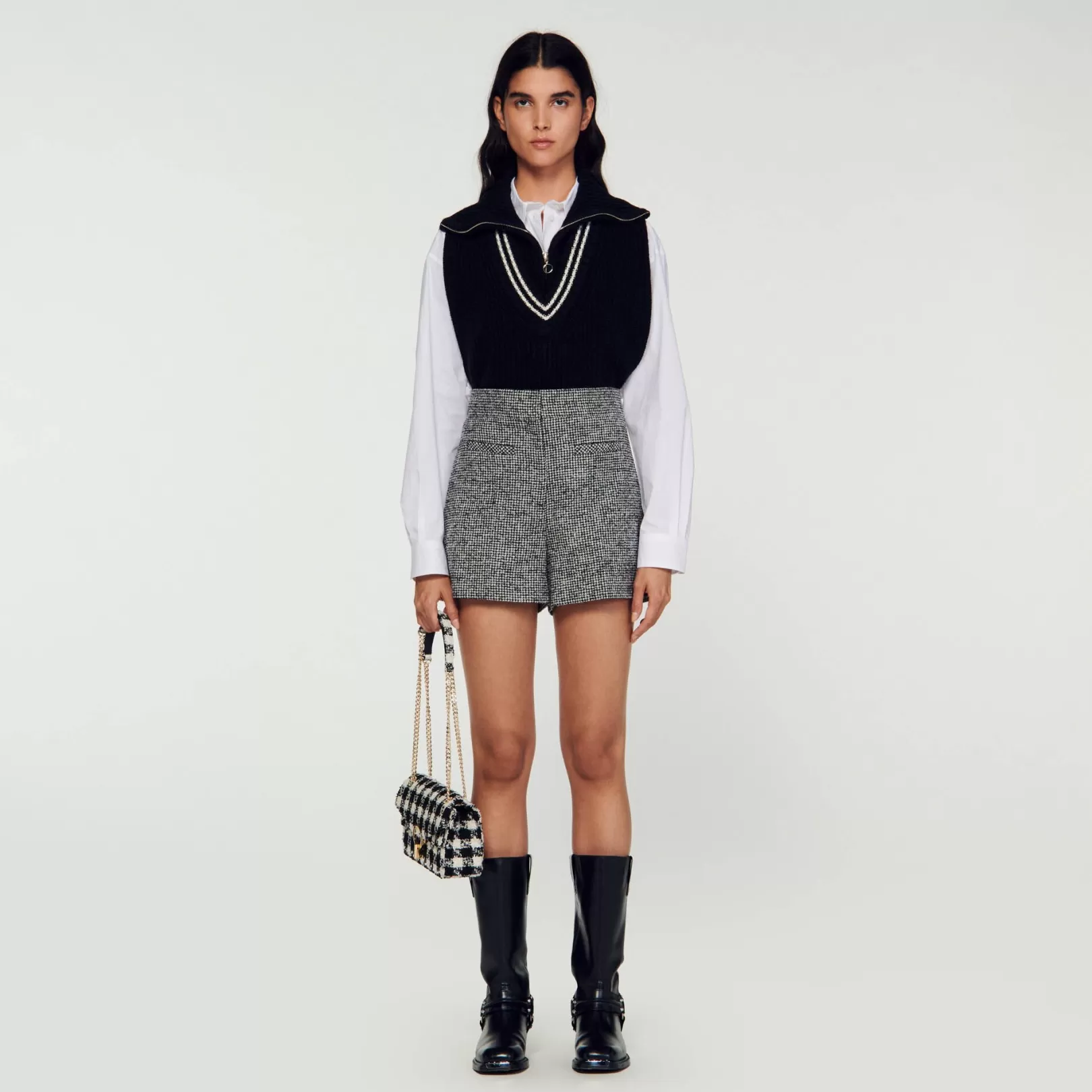 Matching Sets | Pants & Shorts*Sandro Matching Sets | Pants & Shorts Houndstooth shorts