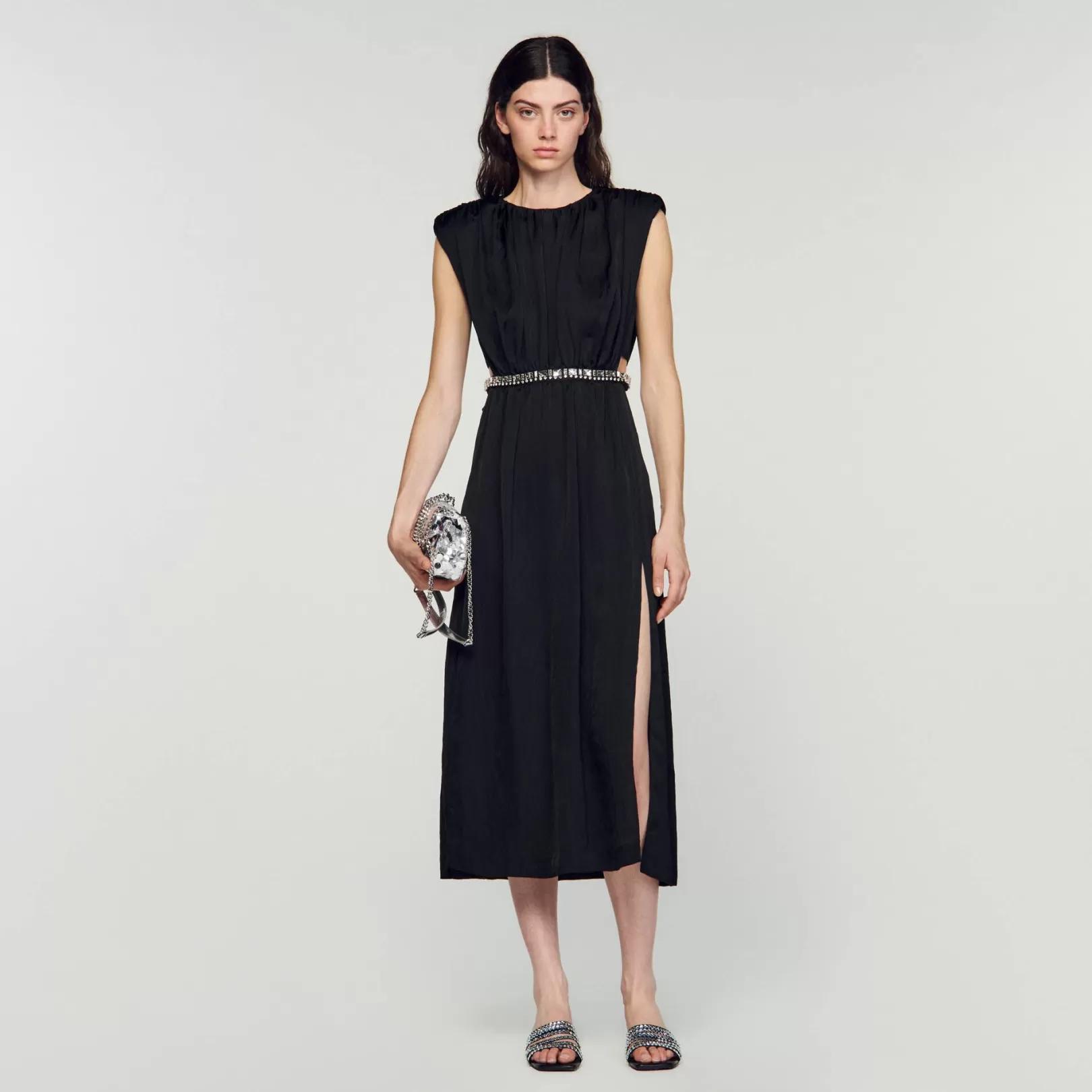 Dresses*Sandro Dresses Jewelry-style maxi dress