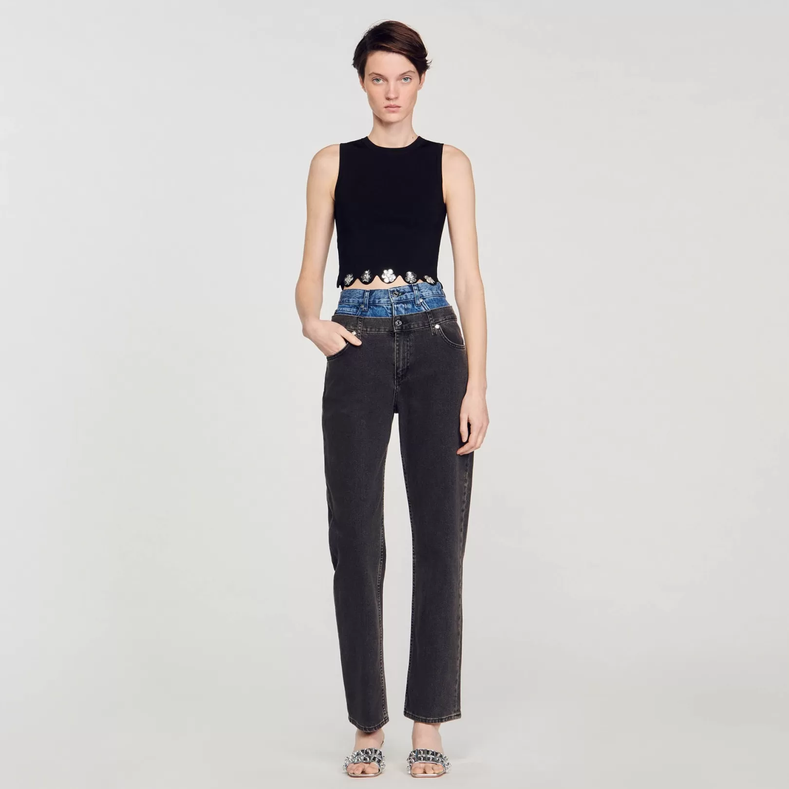 Matching Sets | Tops & Shirts*Sandro Matching Sets | Tops & Shirts Knit crop top