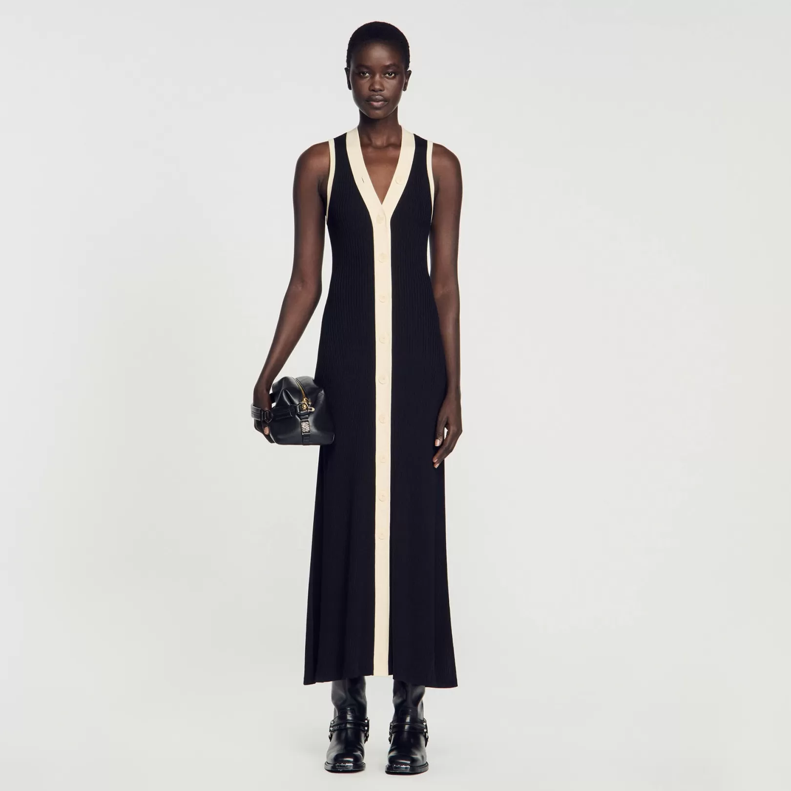 Dresses*Sandro Dresses Knit maxi dress