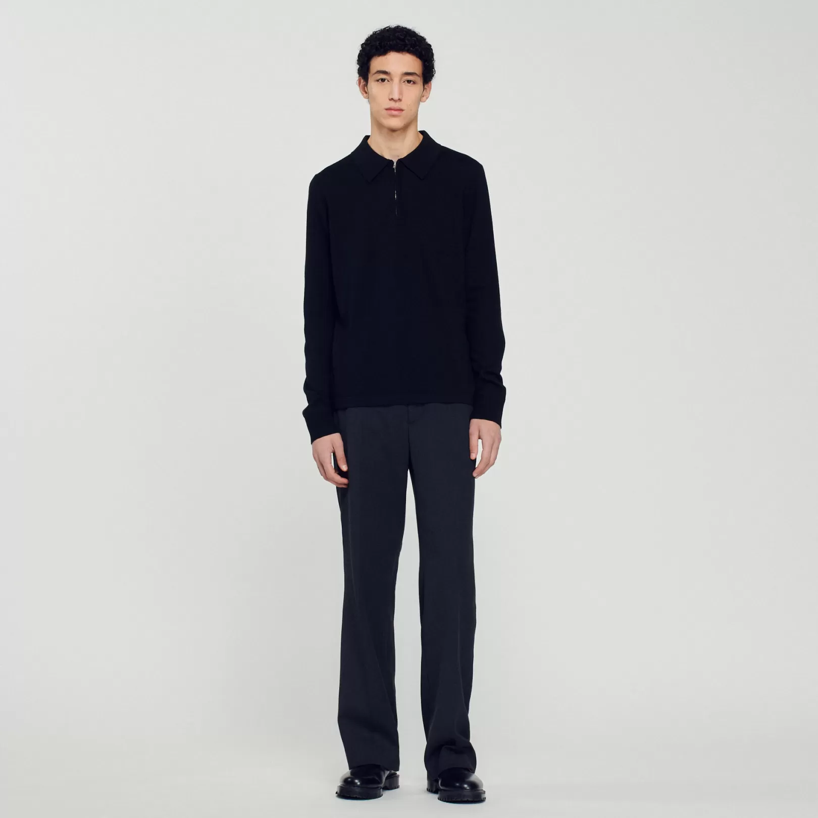 Sweaters & Cardigans*Sandro Sweaters & Cardigans Knitted polo sweater