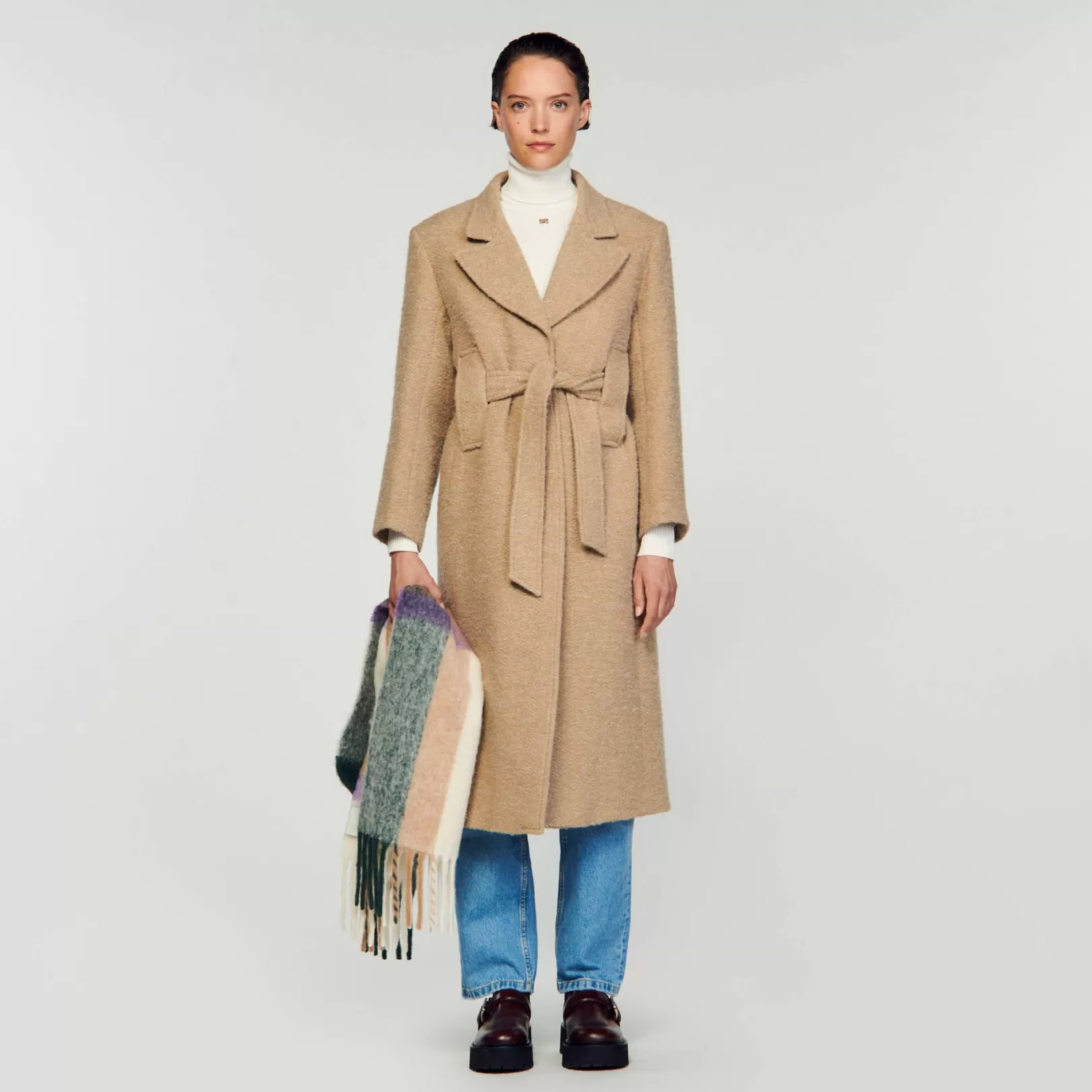 Coats*Sandro Coats Long bouclé coat