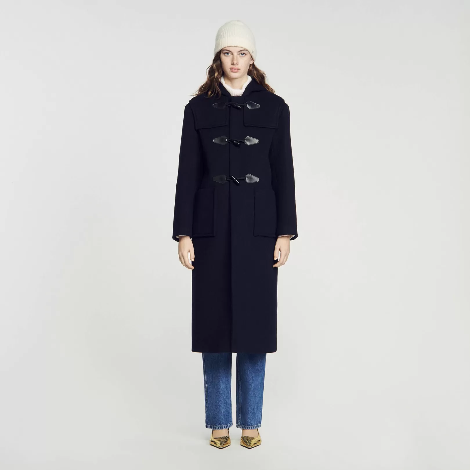 Coats*Sandro Coats Long duffle coat