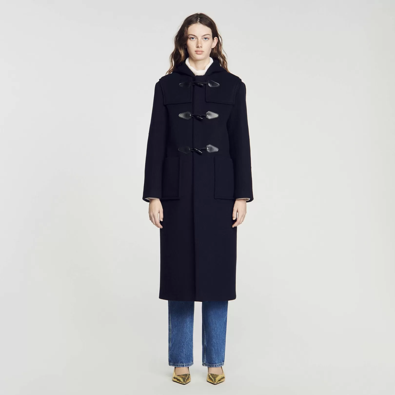 Coats*Sandro Coats Long duffle coat