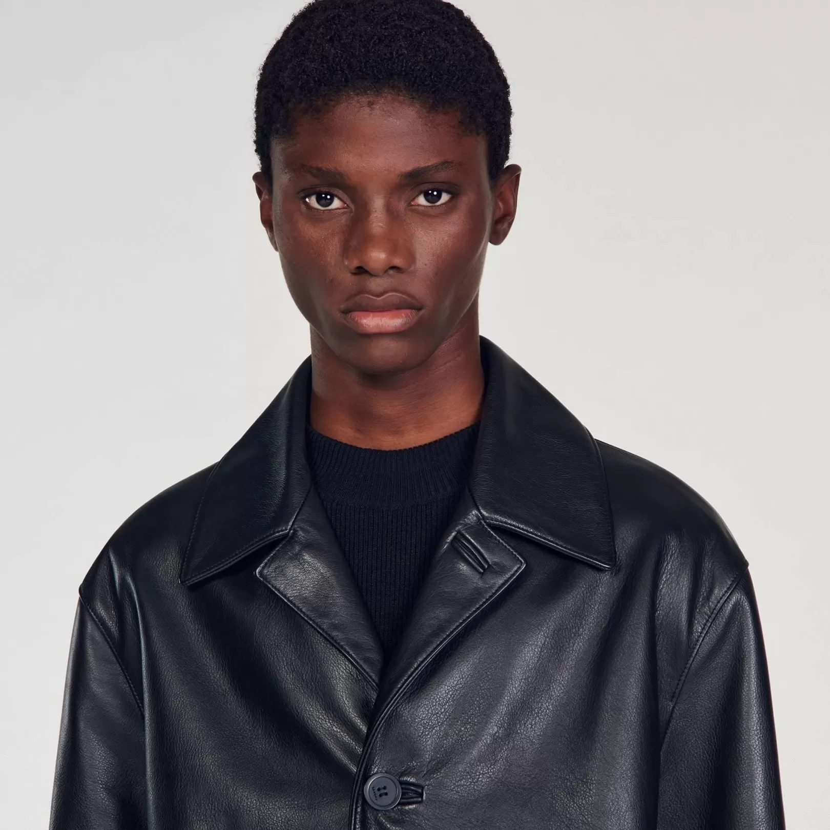 Jackets*Sandro Jackets Long leather coat