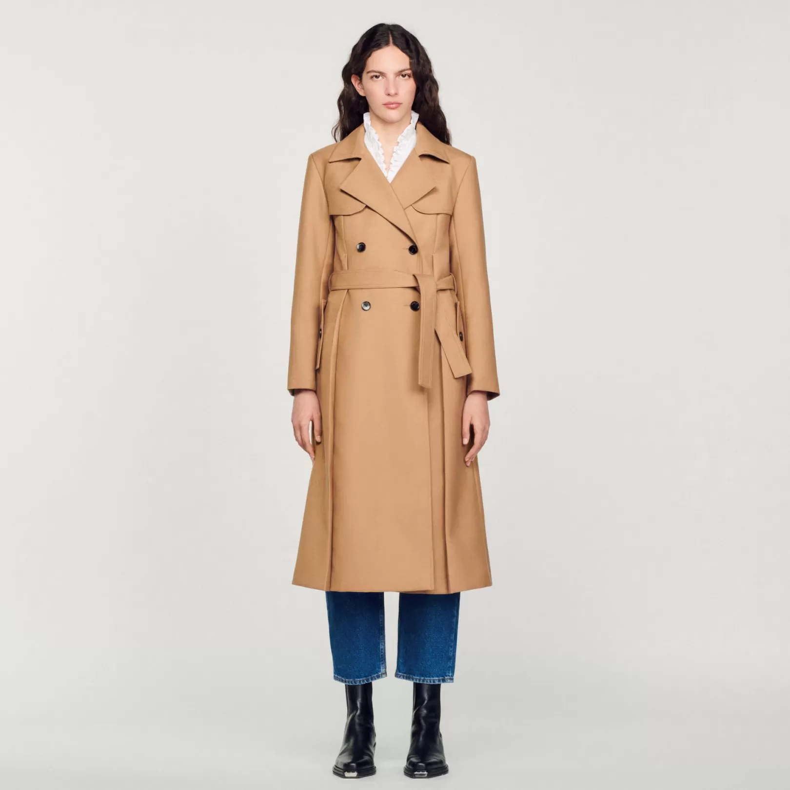 Coats*Sandro Coats Long trench-style coat