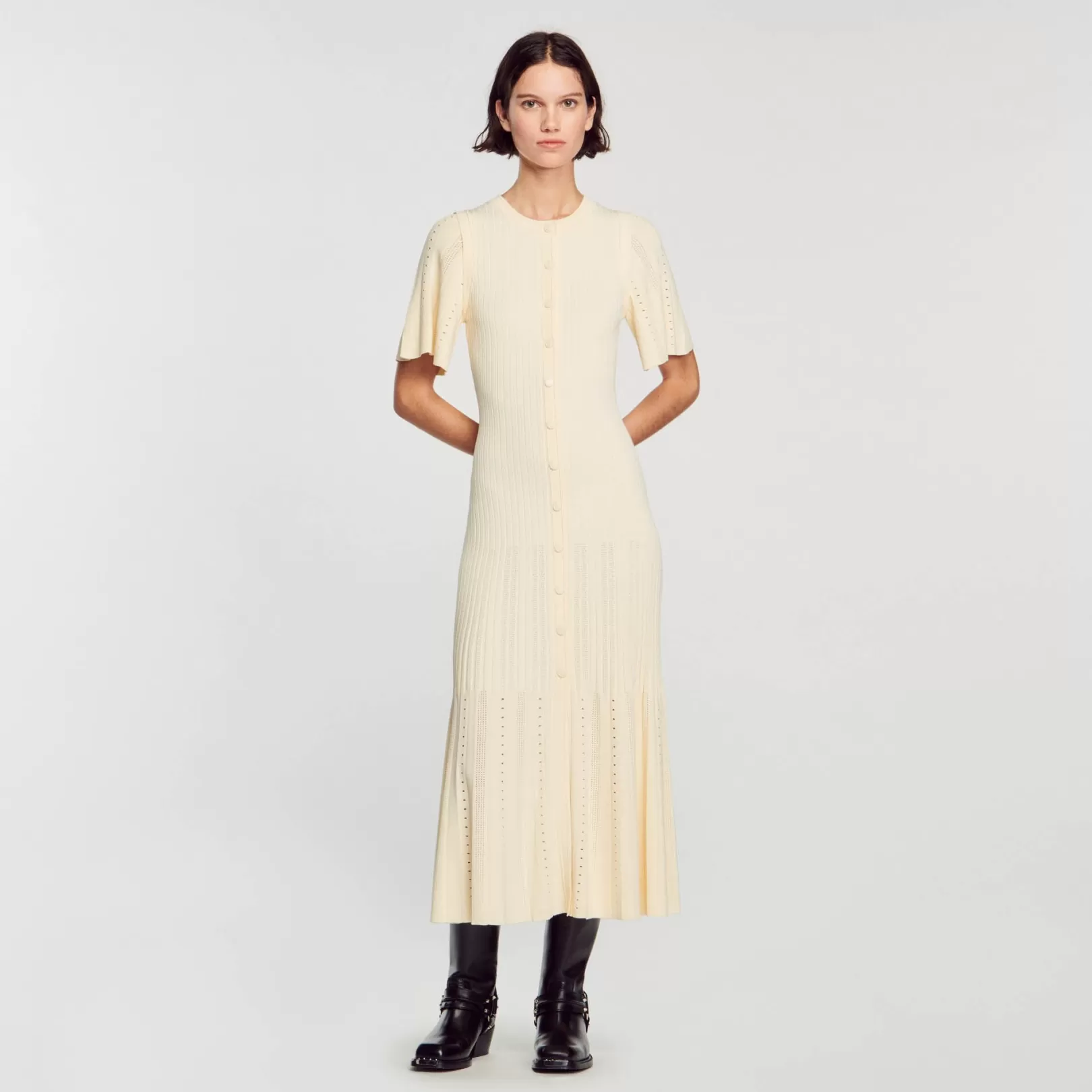 Dresses*Sandro Dresses Midi knit dress