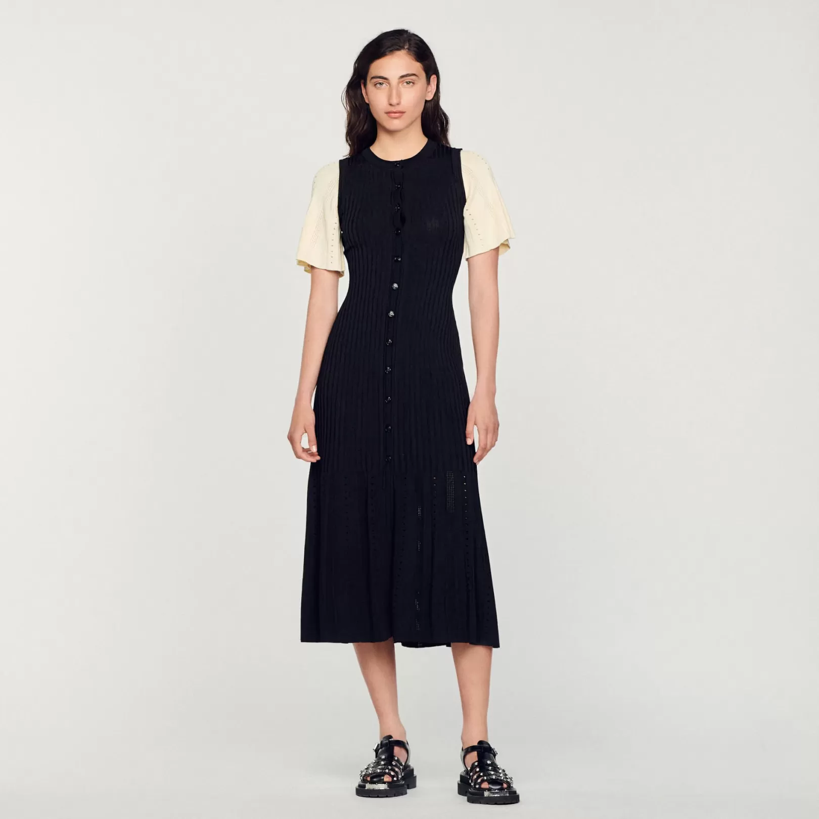 Dresses*Sandro Dresses Midi knit dress