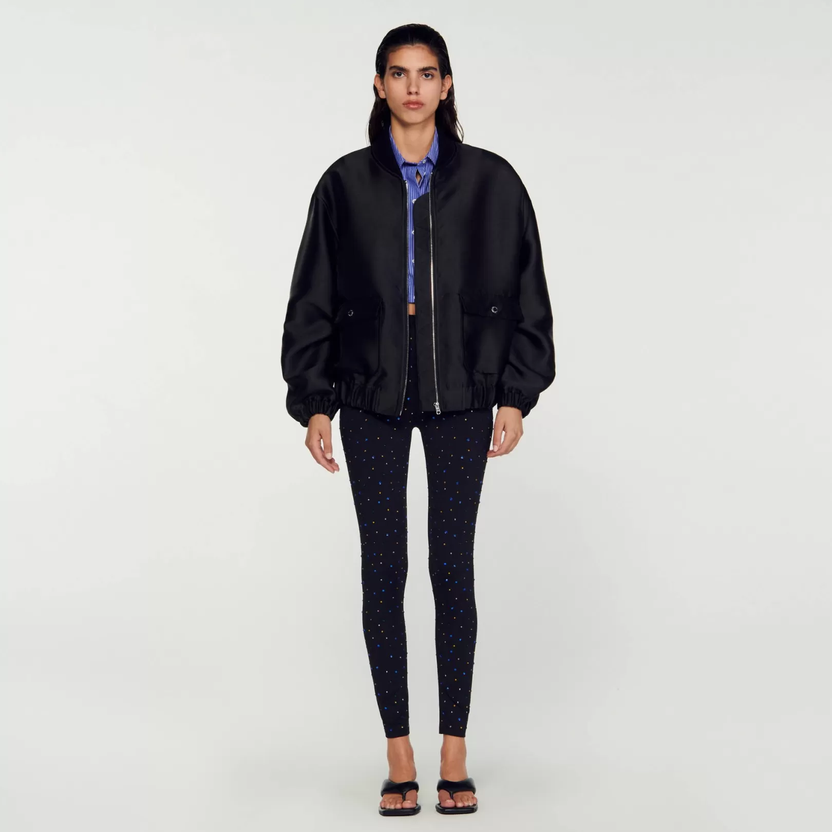 Jackets & Blazers*Sandro Jackets & Blazers Oversized bomber jacket