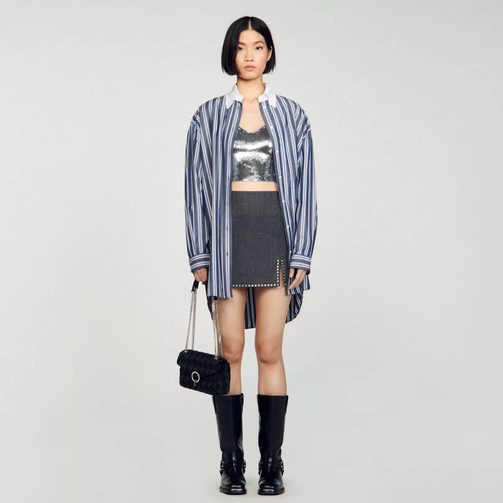 Tops & Shirts*Sandro Tops & Shirts Oversized striped shirt