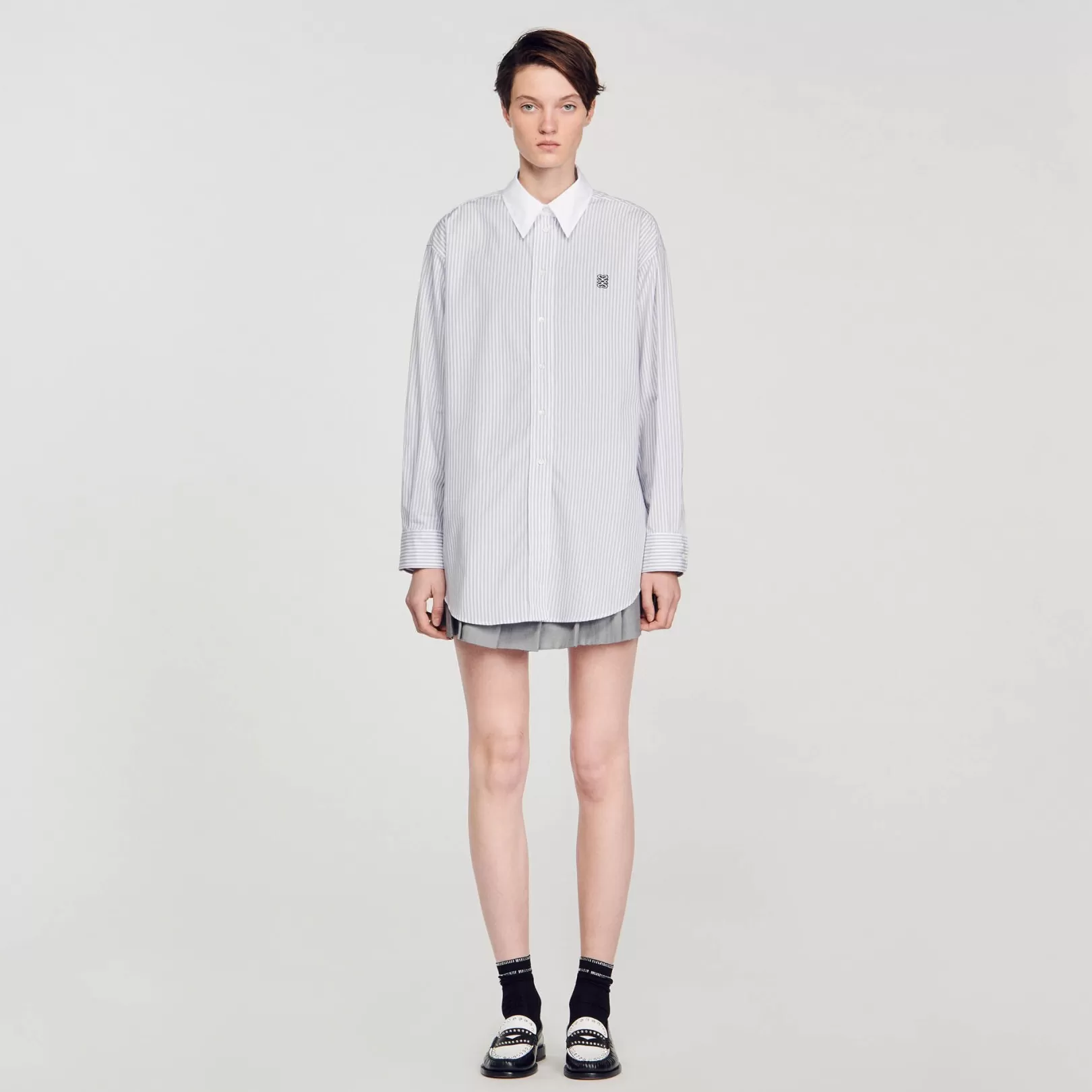 Tops & Shirts*Sandro Tops & Shirts Oversized striped shirt