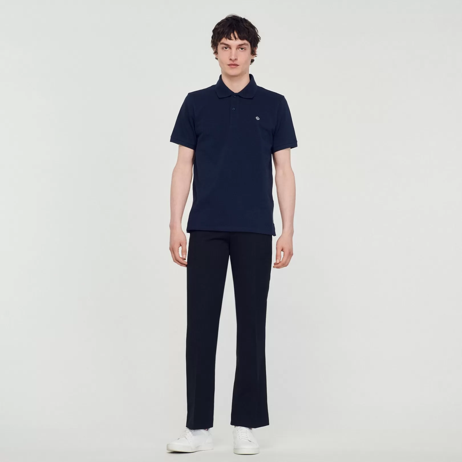 T-shirts & Pol*Sandro T-shirts & Pol Polo shirt with Square Crs patch