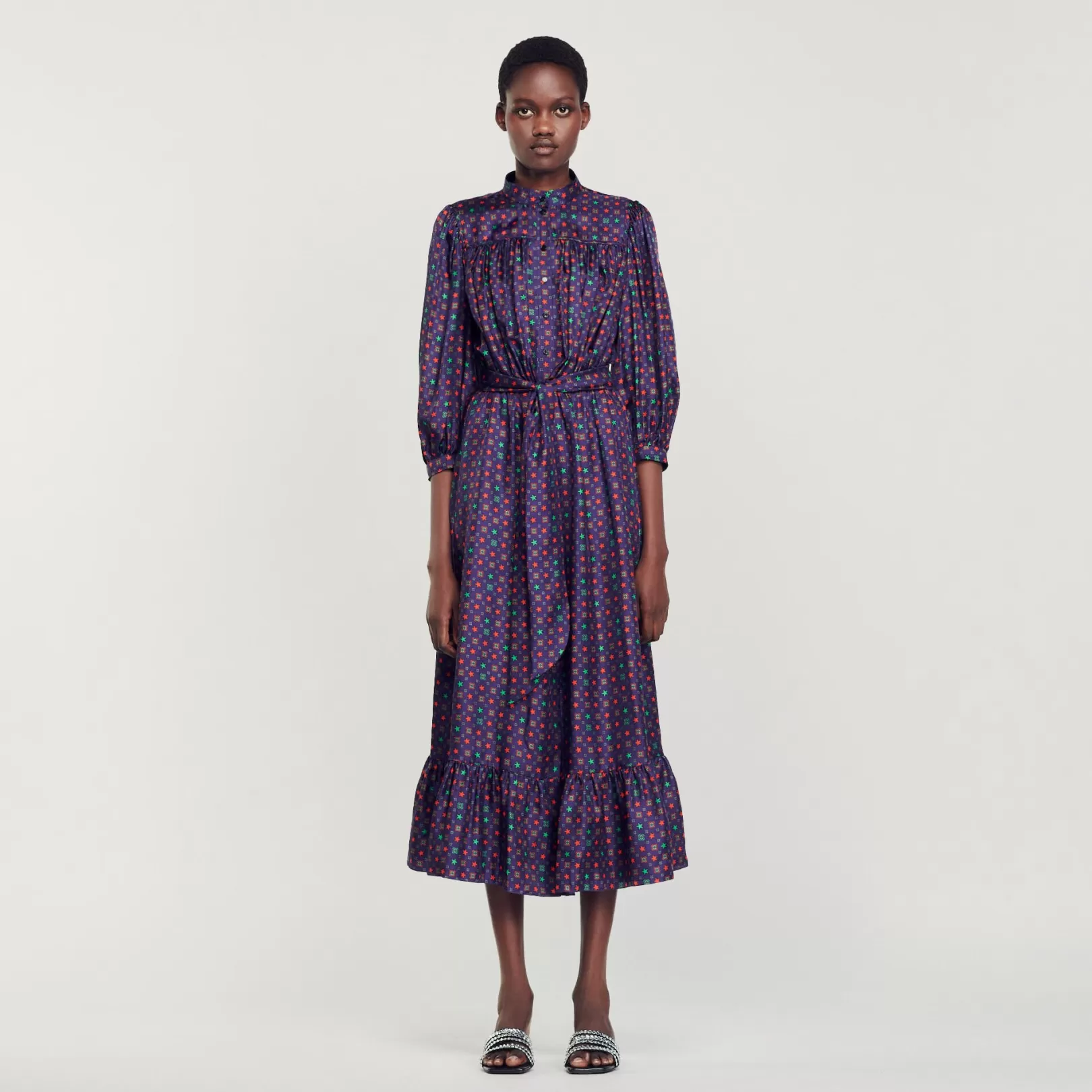 Dresses*Sandro Dresses Printed midi dress