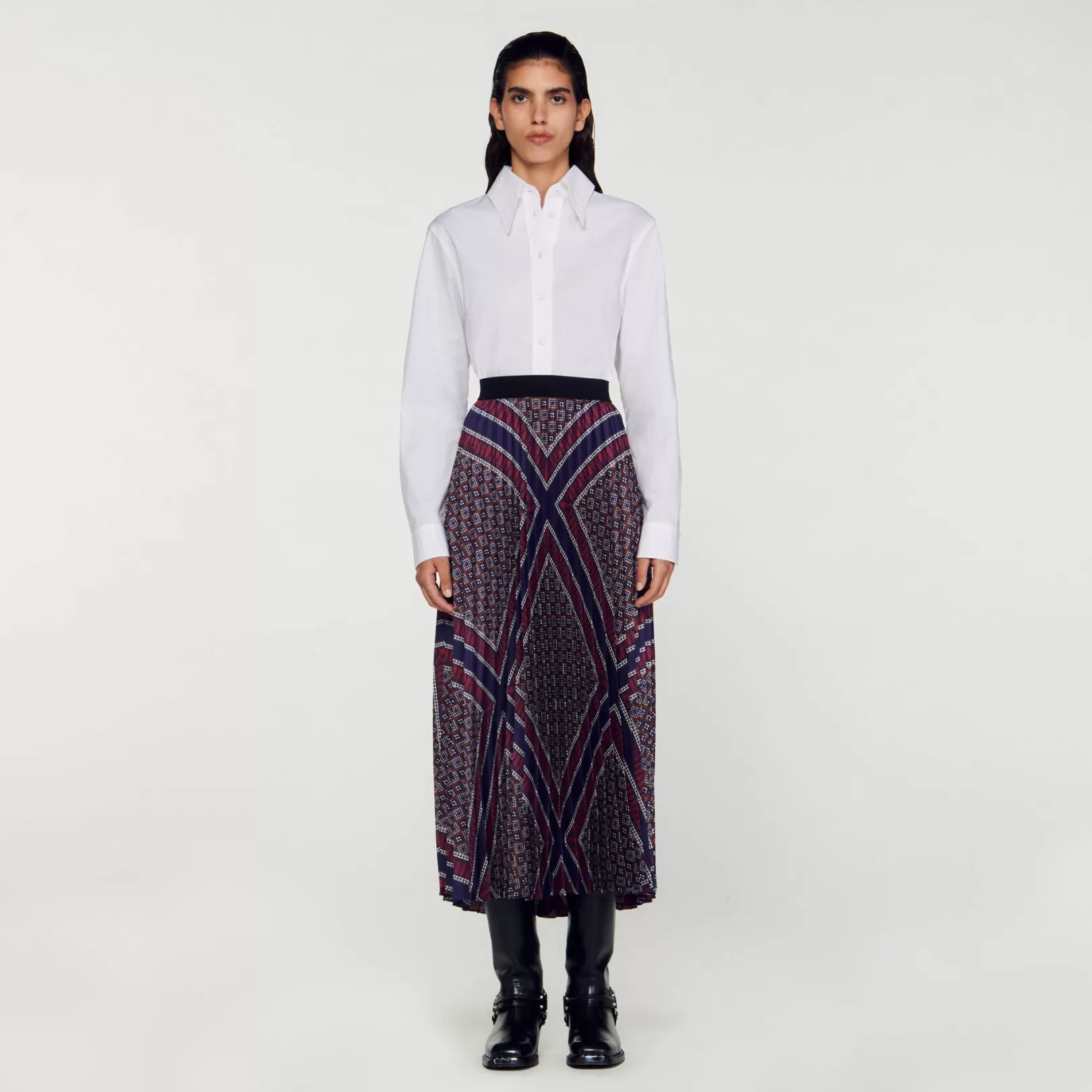 Matching Sets | Skirts*Sandro Matching Sets | Skirts Printed pleated long skirt