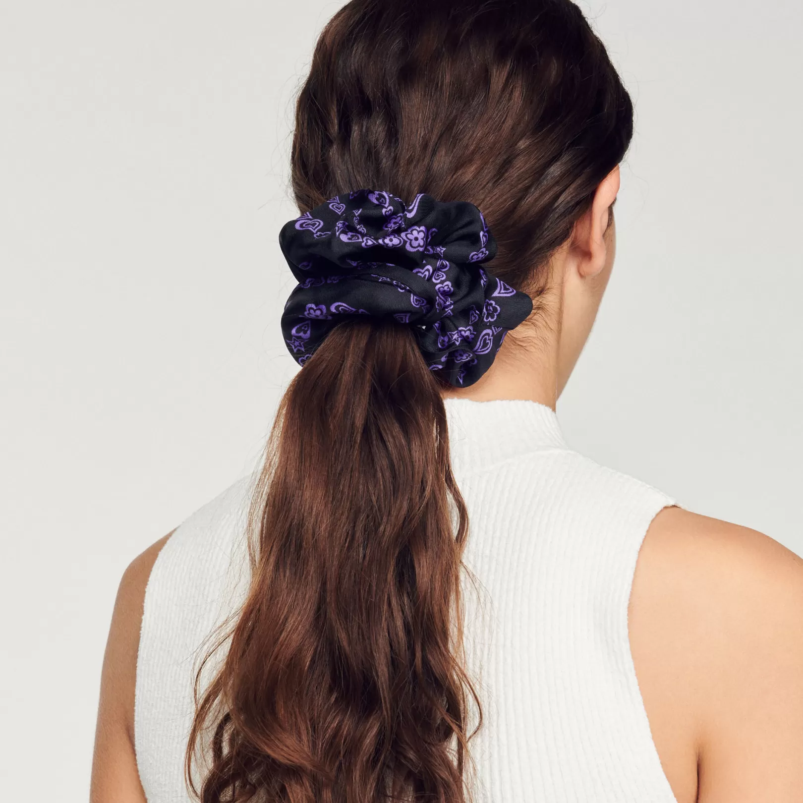 Fall/Winter Collection | Other Accessories*Sandro Fall/Winter Collection | Other Accessories Printed silk scrunchie