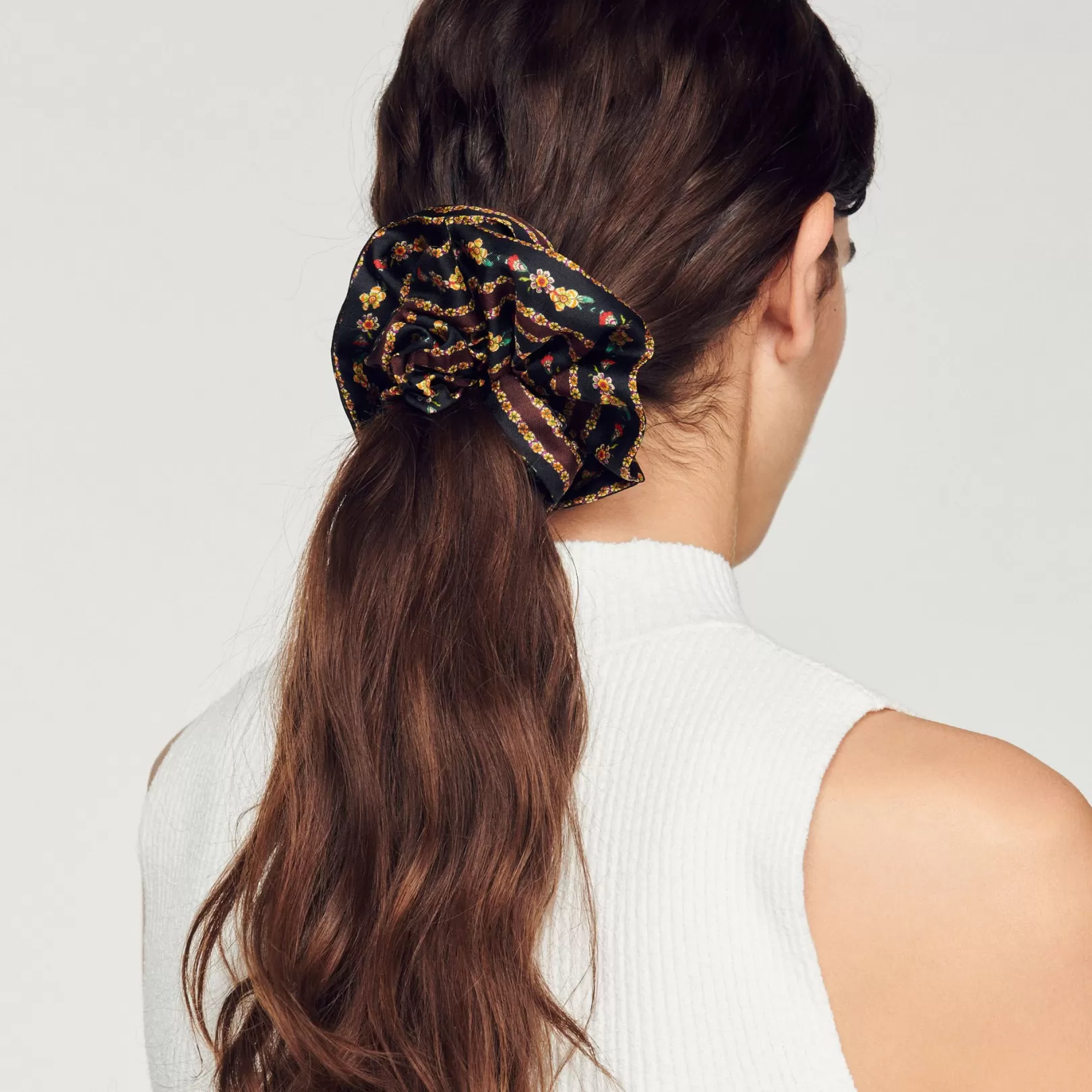 Fall/Winter Collection | Other Accessories*Sandro Fall/Winter Collection | Other Accessories Printed silk scrunchie