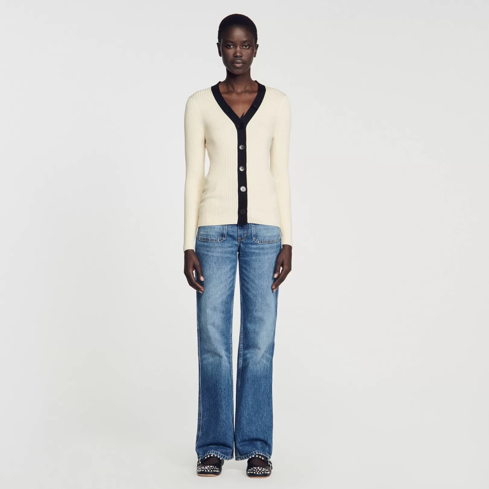 Sweaters & Cardigans*Sandro Sweaters & Cardigans Ribbed cardigan