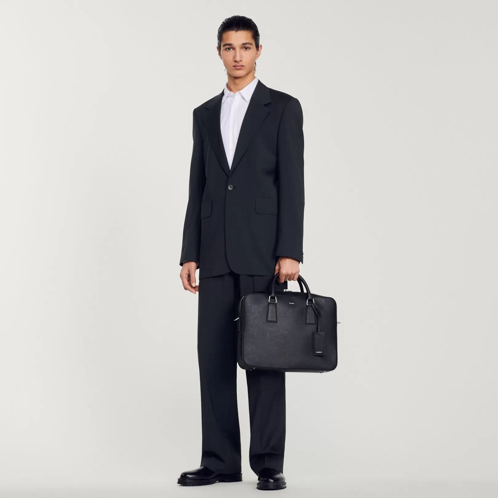 Bags*Sandro Bags Saffiano leather briefcase