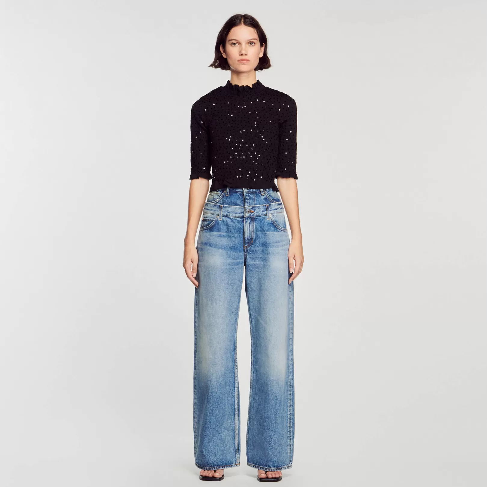 T-shirts | Tops & Shirts*Sandro T-shirts | Tops & Shirts Sequin top