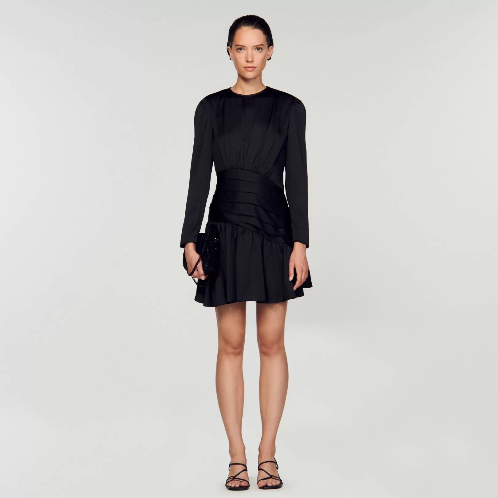 Dresses*Sandro Dresses Short draped dress