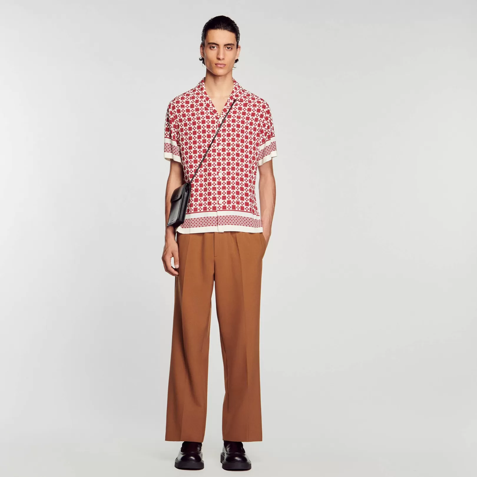 Shirts*Sandro Shirts Short-sleeve Square Crs shirt